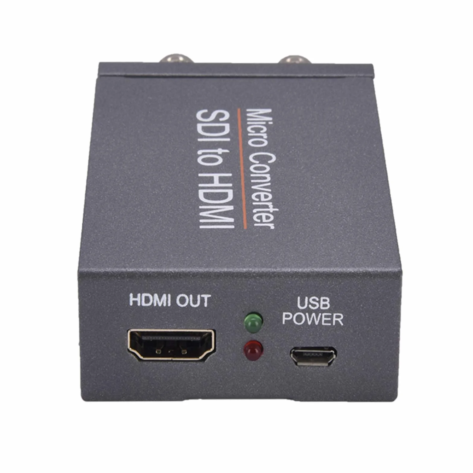 Queen.Y Convertitore da SDI a HDMI 3G-SDI HD Adattatore 1080P con Alimentatore SDI Loopout