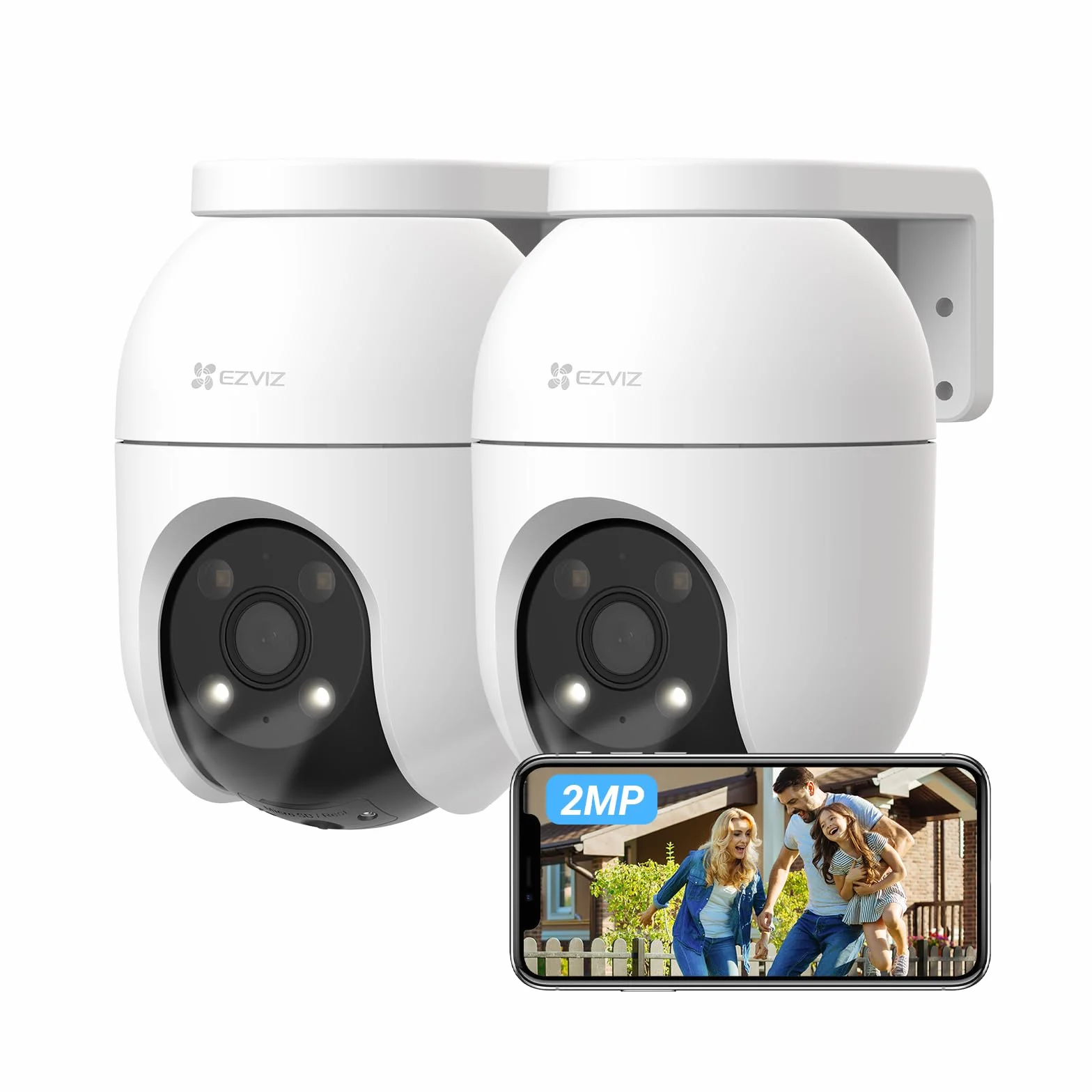 EZVIZ C8c 2MP Telecamera di Sorveglianza Wi-Fi Esterno 360° Auto-Zoom Tracciamento IP65