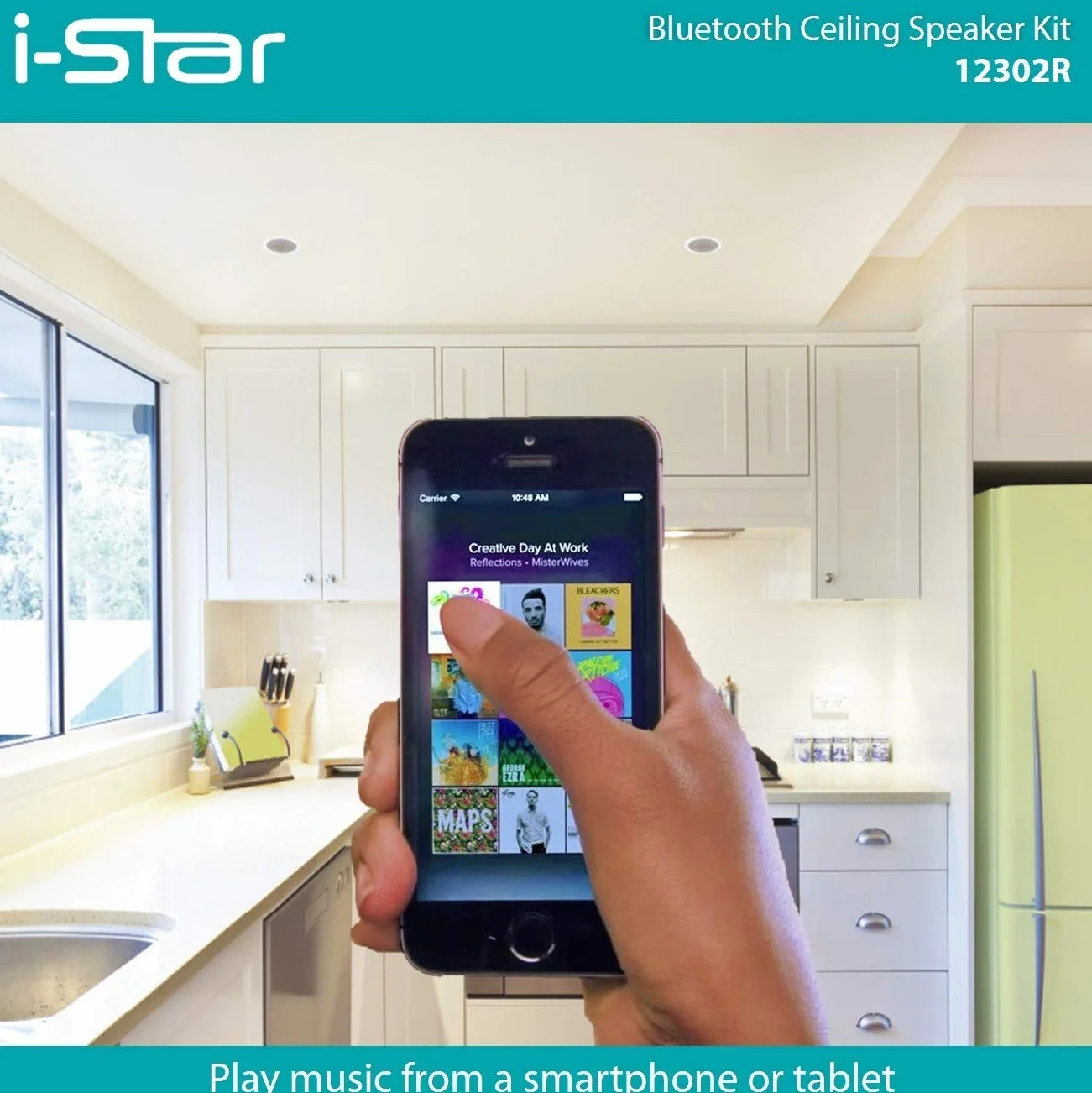 Kit Altoparlanti Bluetooth Soffitto Facile Installazione