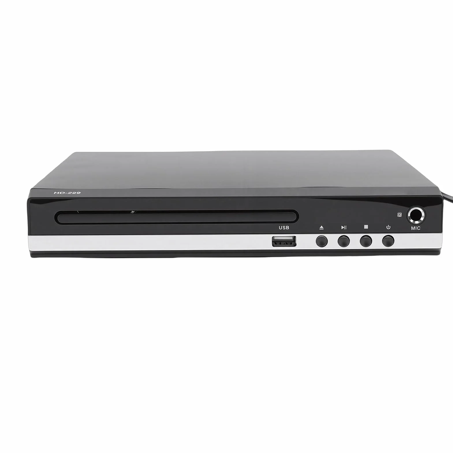 Interfaccia Multimediale HD Lettore DVD, Lettore CD per TV Domestica, Adatto Agli Anziani, Ingresso USB, Scansione Progressiva, Tutte le Regioni, Telecomando, Ingresso (Spina UE 1500w)
