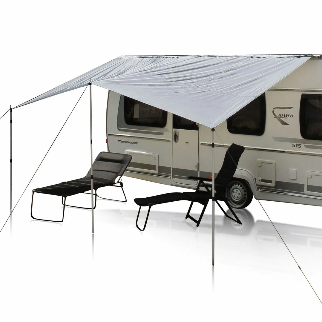 Tenda ad Aria Caravan Tarp 3 x 2,4 m Tetto apribile per roulotte Impermeabili 5000 mm