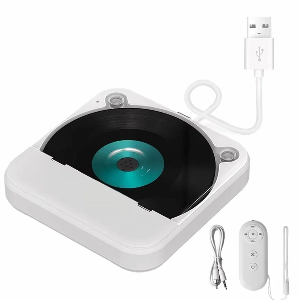 Lettore CD Esterno Universale per Auto, Lettore CD Portatile con AUX, Inserito nella Porta USB 'Auto, connessione Perdita