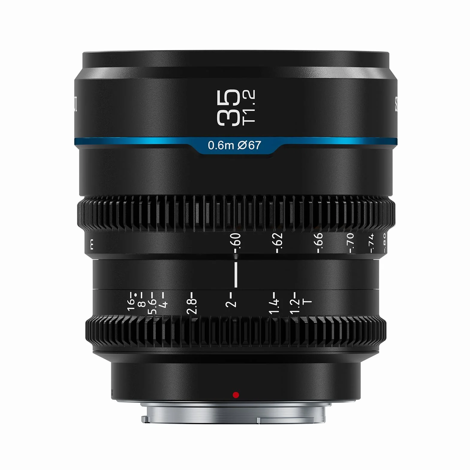 SIRUI Night Walker 35mm T1.2 Obiettivo Cine Formato S35, Grandangolo a Fuoco Manuale con Ampia Apertura, per Fotocamere E-Mount, Compatibile con FX30, FX3, ZV-E1, ZV-E10, A6700, A7IV, (MS35E, Nero)