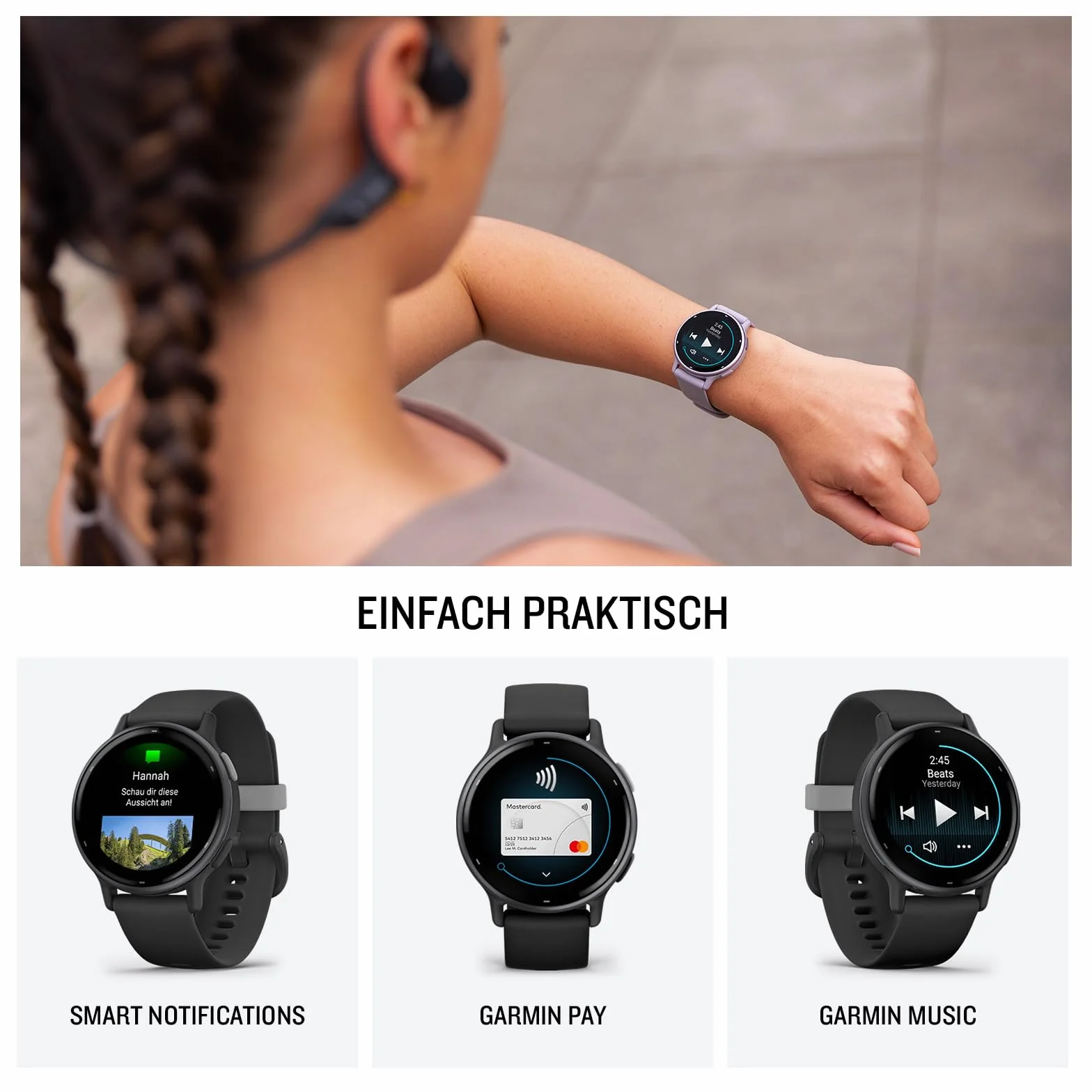 Garmin vívoactive 5, Smartwatch AMOLED 1,2", Cassa 42mm, Musica, Pay, +30 Sport, GPS, Cardio, Coach Sonno, Benefici Workout, Autonomia 11 giorni (Orchid & Orchid Metallic) (Ricondizionato)