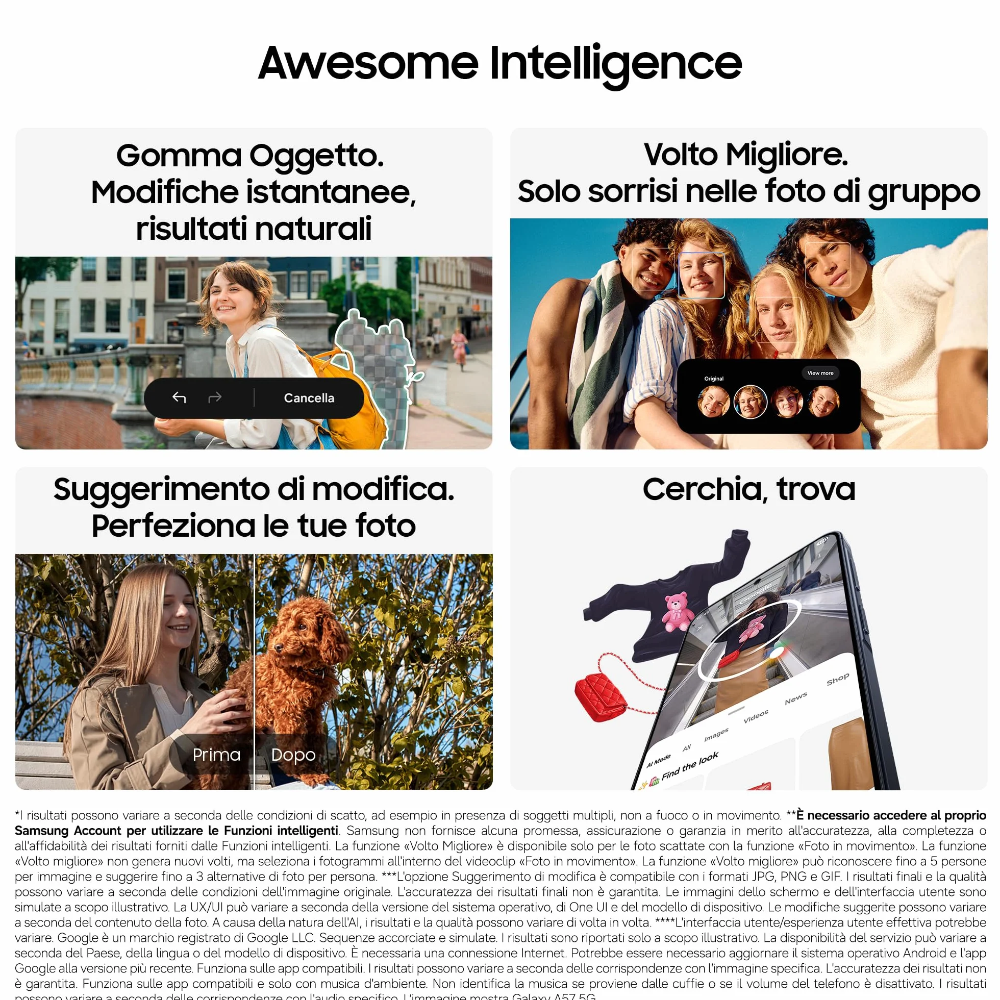 Samsung Galaxy A57 5G, 256GB, 3 anni di Garanzia, Smartphone sottile, Cerchia e Cerca, Gomma Oggetto, Volto Migliore, Tripla Camera, IP68, 5.000 mAh, Awesome Navy [Versione Italiana]