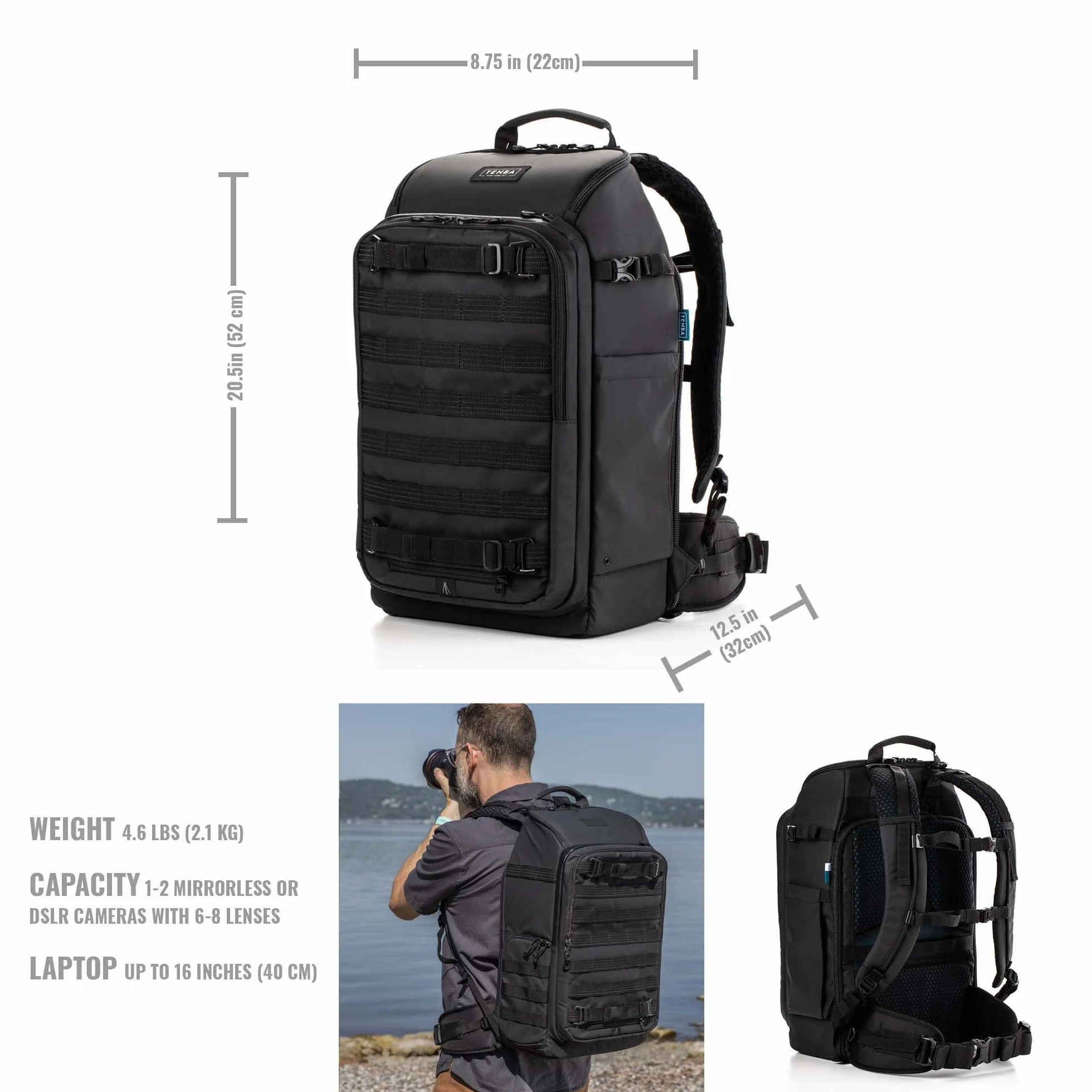 Tenba Sac AXIS V2 Backpack 24L Noir