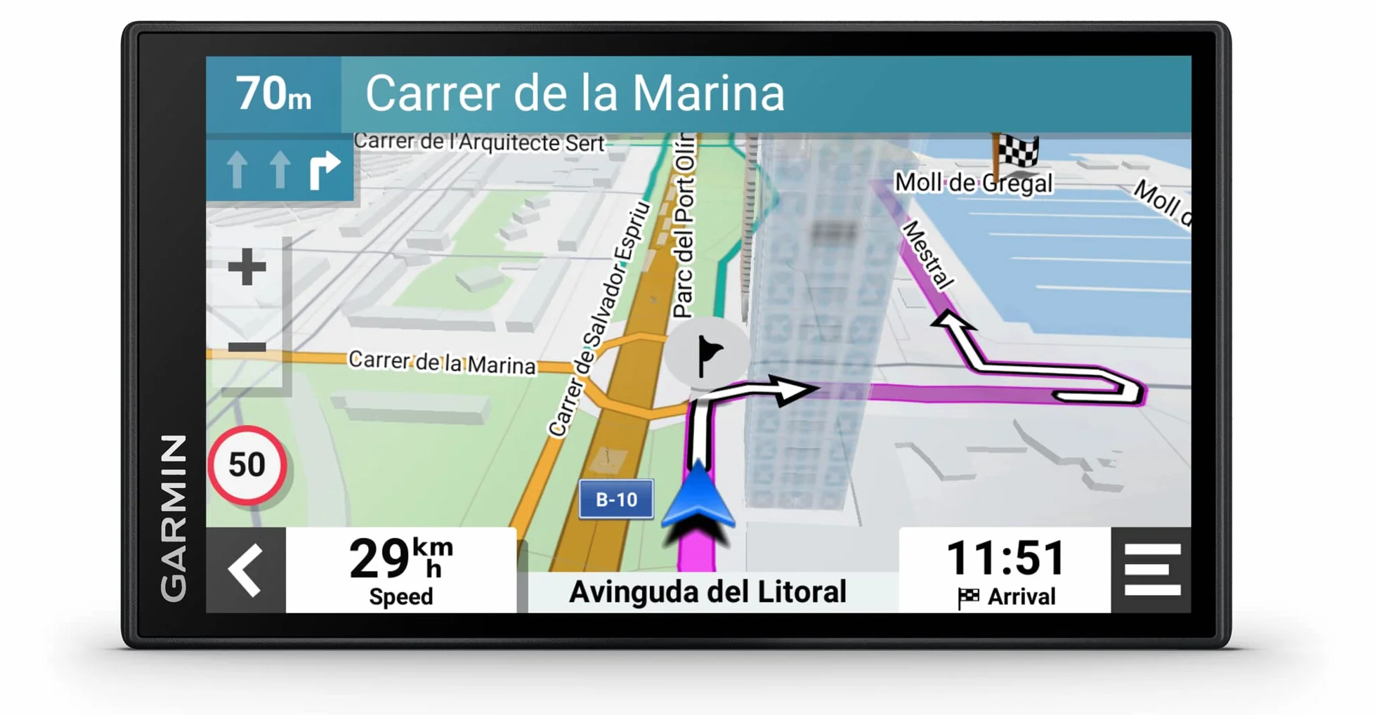 Garmin DriveSmart 66 MTD, Navigatore GPS per Auto, Display 6", Touchscreen, Mappa Europa, Traffico Digitale