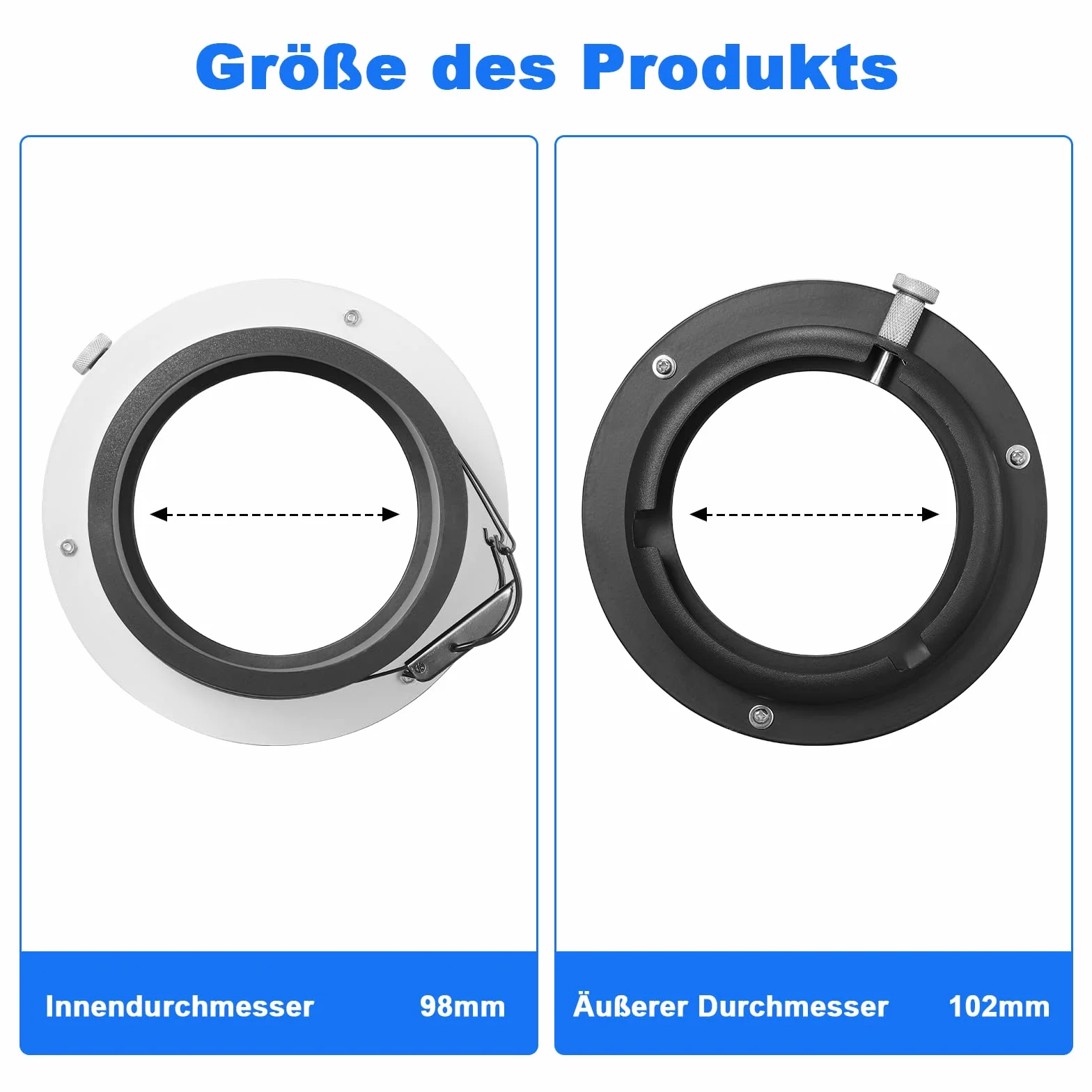 Soonpho attacco Bowens per Profoto adattatore anello convertitore adattatore convertitore lega per attacco Profoto per attacco Bowens luce continua flash softbox luce fotografica monoluce