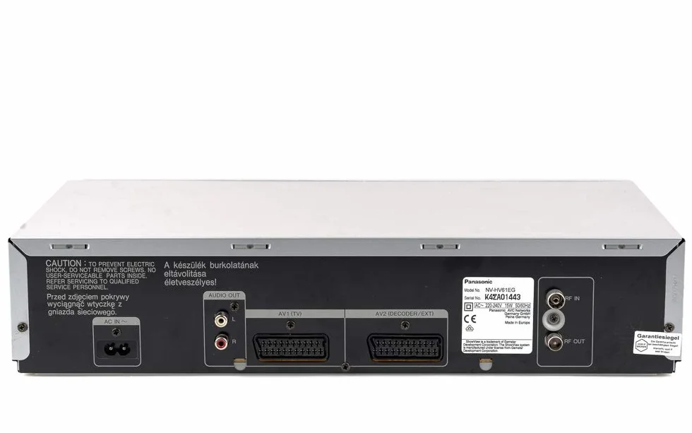 Panasonic NV-HV 61 EG-S Videoregistratore stereo Hi-Fi Argento