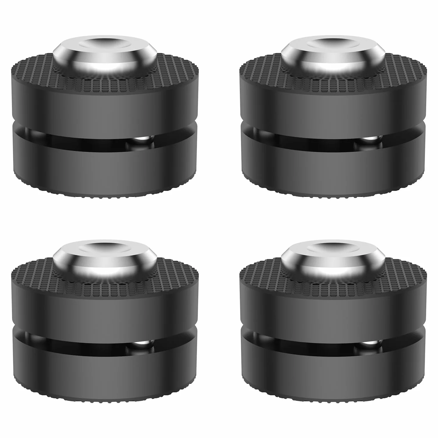 Tertullus Set di 4 piedini in alluminio per altoparlanti HiFi