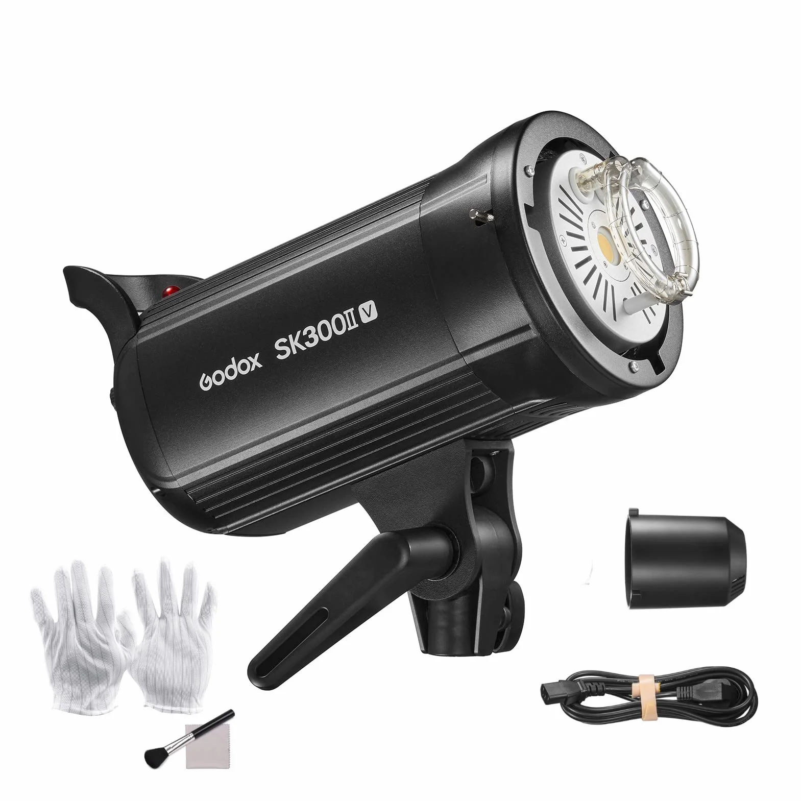 Godox SK300II-V Studio Flash Light 300Ws Potenza GN58 5600±200K Luce stroboscopica integrata Sistema X wireless 2.4G con lampada di modellazione a LED per ritratto di nozze Moda pubblicità fotografia