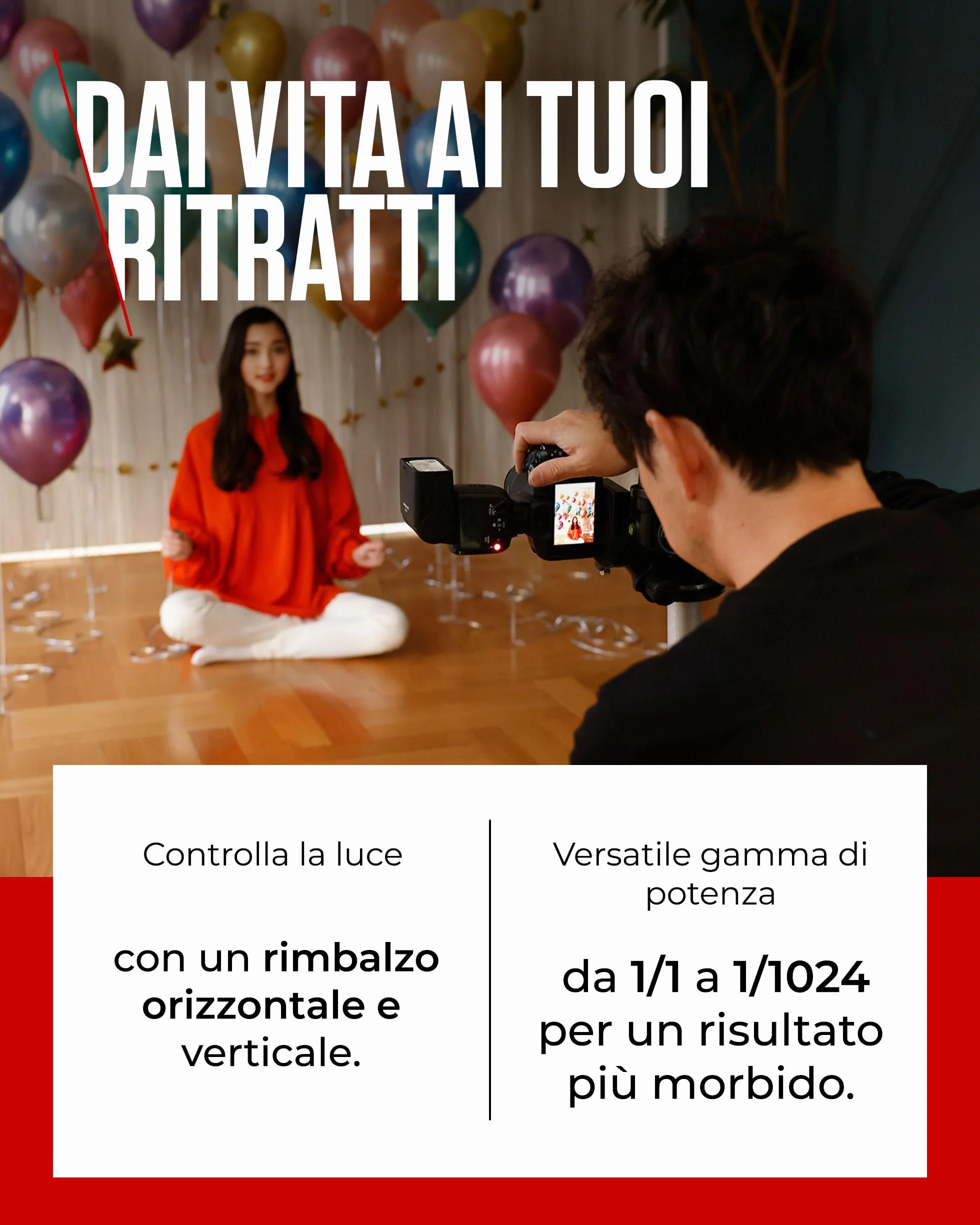 Canon Speedlite EL-10 Flash con E-TTL II, gamma 1/1-1/1024, attacco multifunzione, leggero
