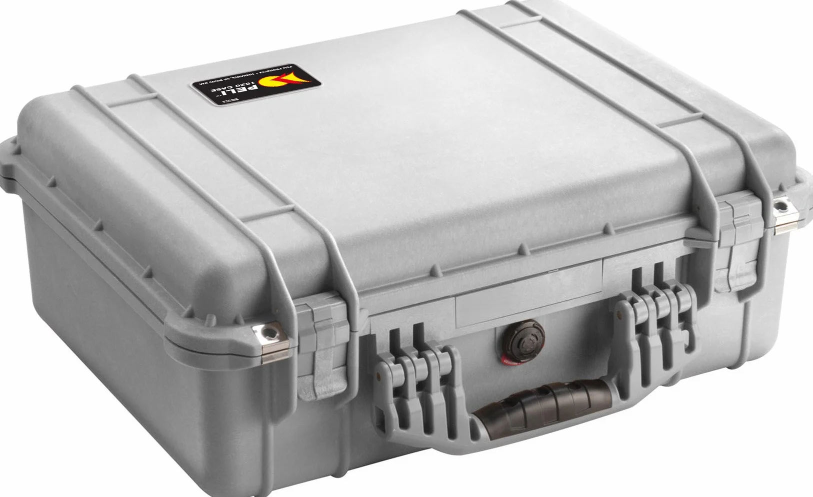 PELI 1520 Valigia protettiva resistente agli urti, IP67 Impermeabile e a prova di polvere, Capacità di 24L, Prodotto in Germania, Con Inserto in schiuma personalizzabile, Colore Grigio