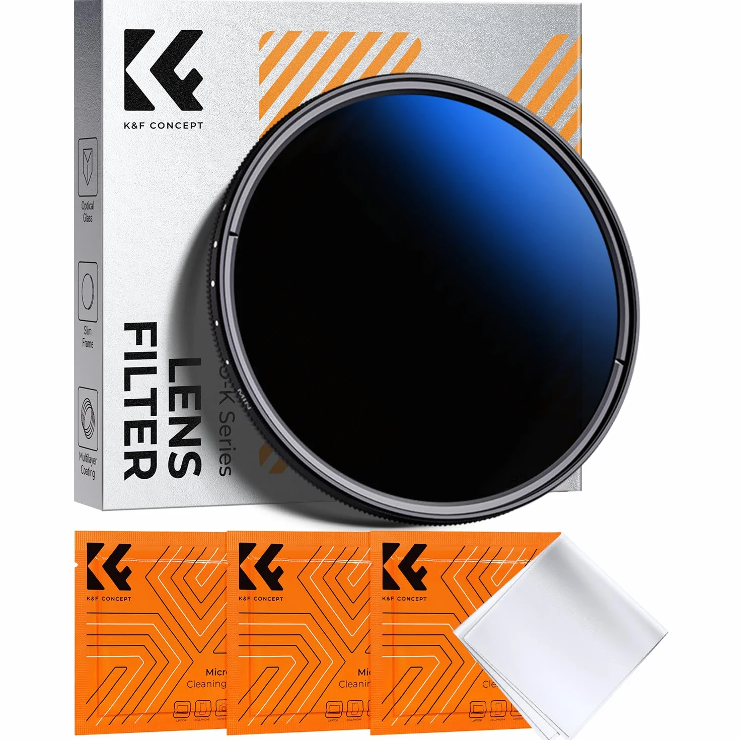 K&F Concept Nano-K 67mm Filtro Variabile ND2-400 (1-9 stop) in Vetro Ottico con Nano-Rivestimento a 18 Strati per Obiettivi 67mm