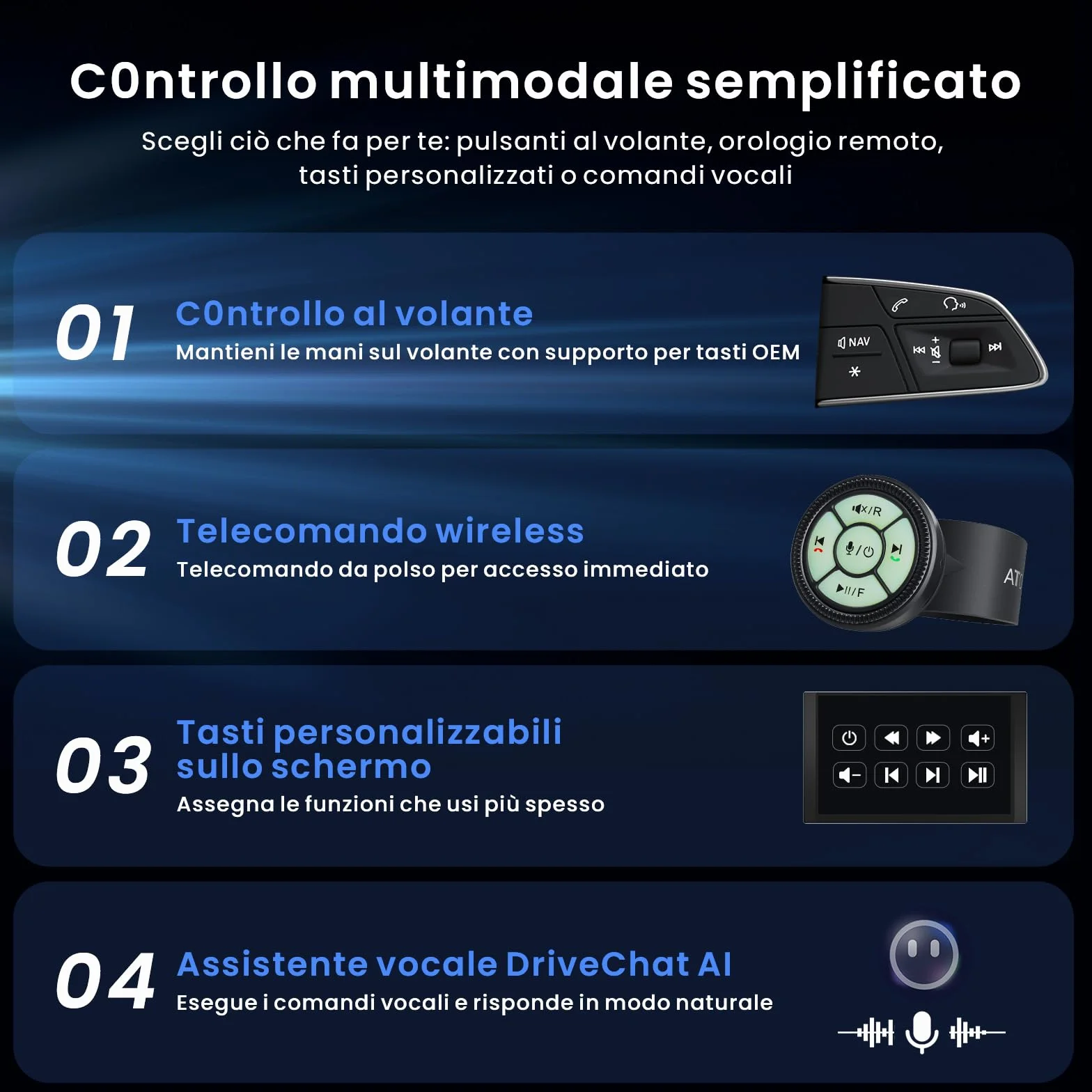 [12.5" QLED con LED laterali] ATOTOZONE X10 Autoradio Android, Display Flottante, Single/Double DIN, DVR Dual-Cam, AI Vision, LiveView da remoto, Audio 7.1.2, RCA 4V, HDMI IN, 8G+128G, 4G LTE
