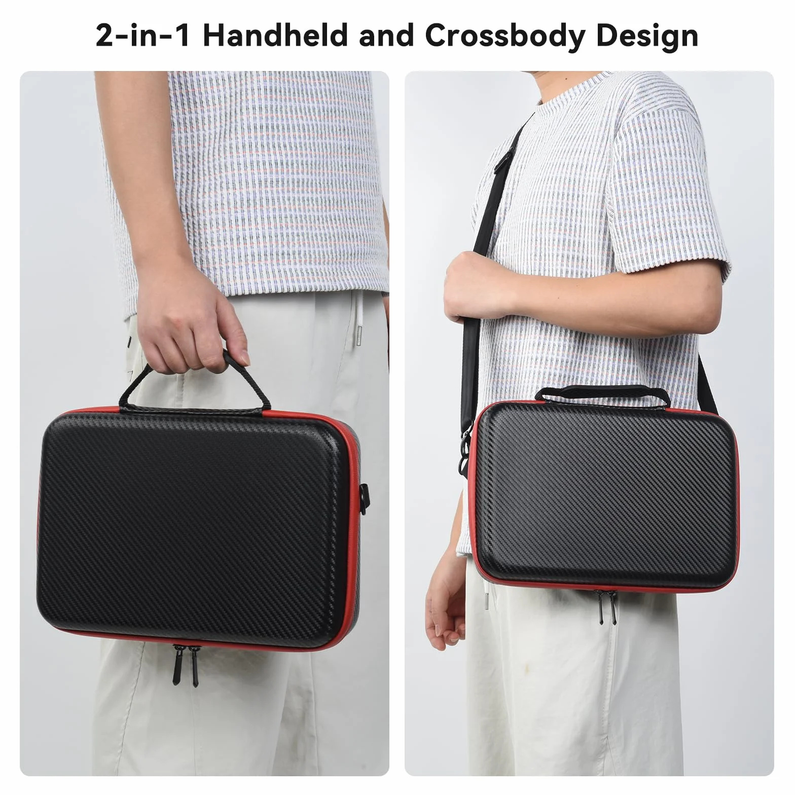UTEBIT Borsa per valigie Insta360 X5, borsa a tracolla impermeabile portatile con tracolla, custodia a prova di caduta per accessori Insta 360 X5