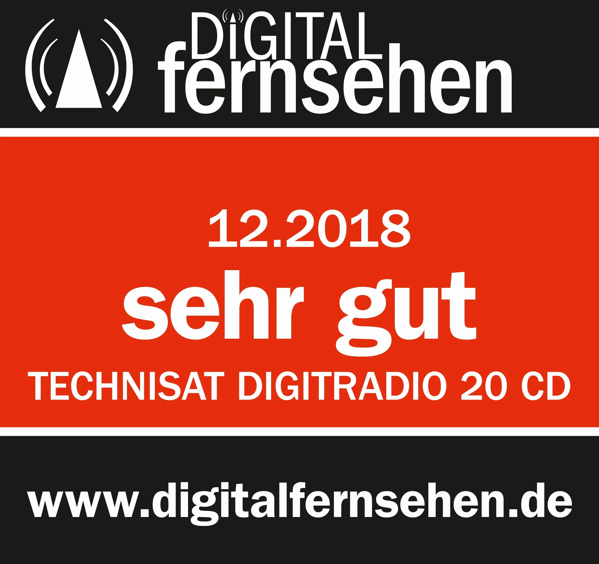 TechniSat DIGITRADIO 20 CD - Moderna e compatta radio DAB+ da cucina e bagno (potente radio FM con lettore CD e orologio) antracite