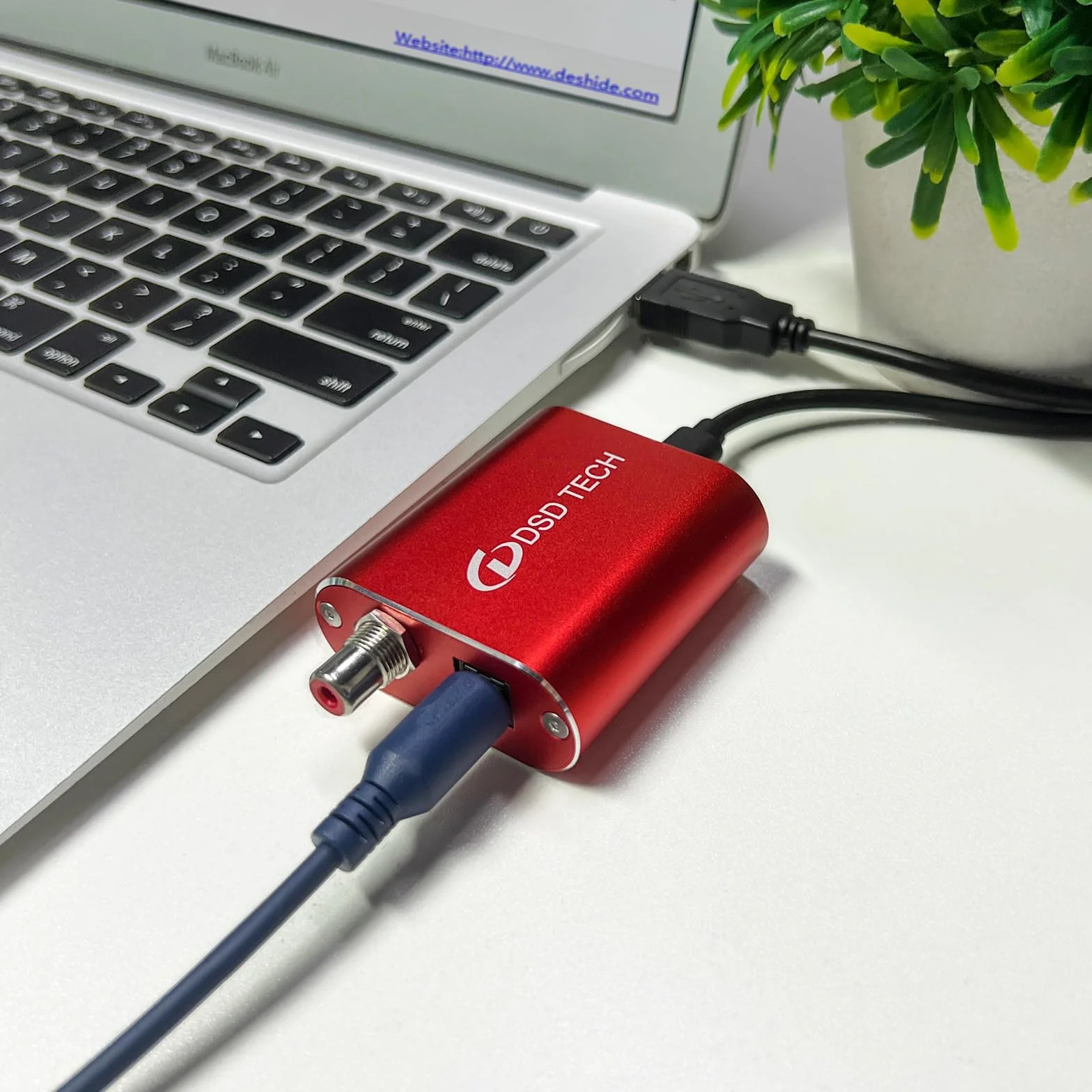 DSD TECH SH-AU02A Supporto adattatore audio SPDIF coassiale da USB a TOSLINK 96K 24Bit