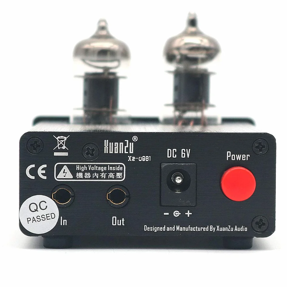 DollaTek 6J1 Mini Vacuum Tube Preamplificatore Audio Hi-Fi Stereo Pre-Amplifier Treble Bass Control