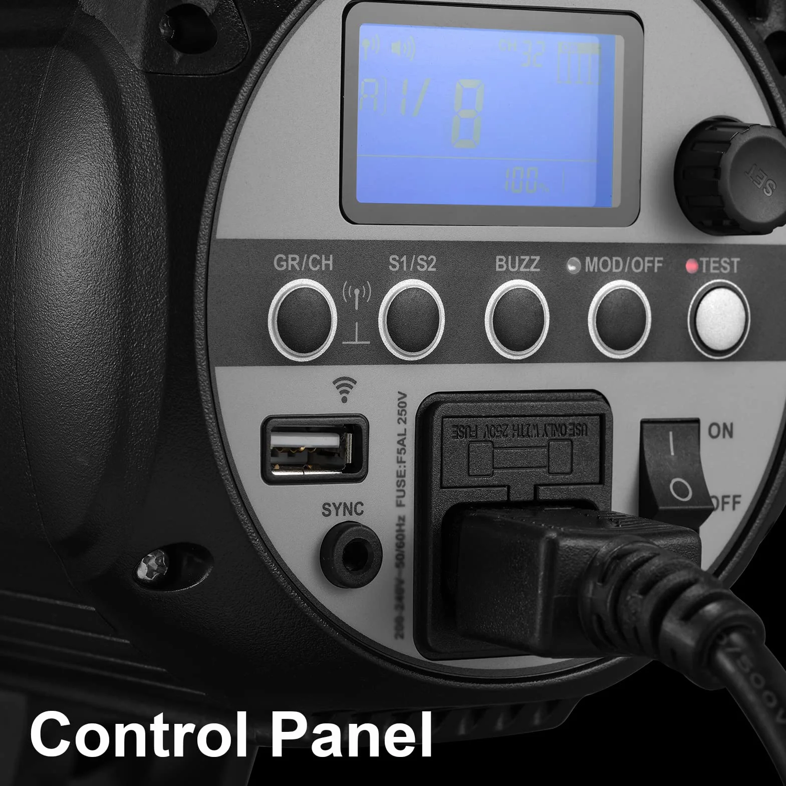 Godox SK300II-V Studio Flash Light 300Ws Potenza GN58 5600±200K Luce stroboscopica integrata Sistema X wireless 2.4G con lampada di modellazione a LED per ritratto di nozze Moda pubblicità fotografia