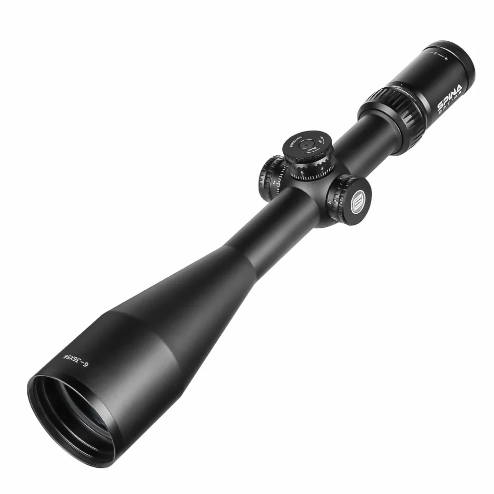 SPINA OPTICS Cannocchiale da caccia 6-36X56 SF Mil Dot reticolo parallasse laterale blocco torretta mirino tattico