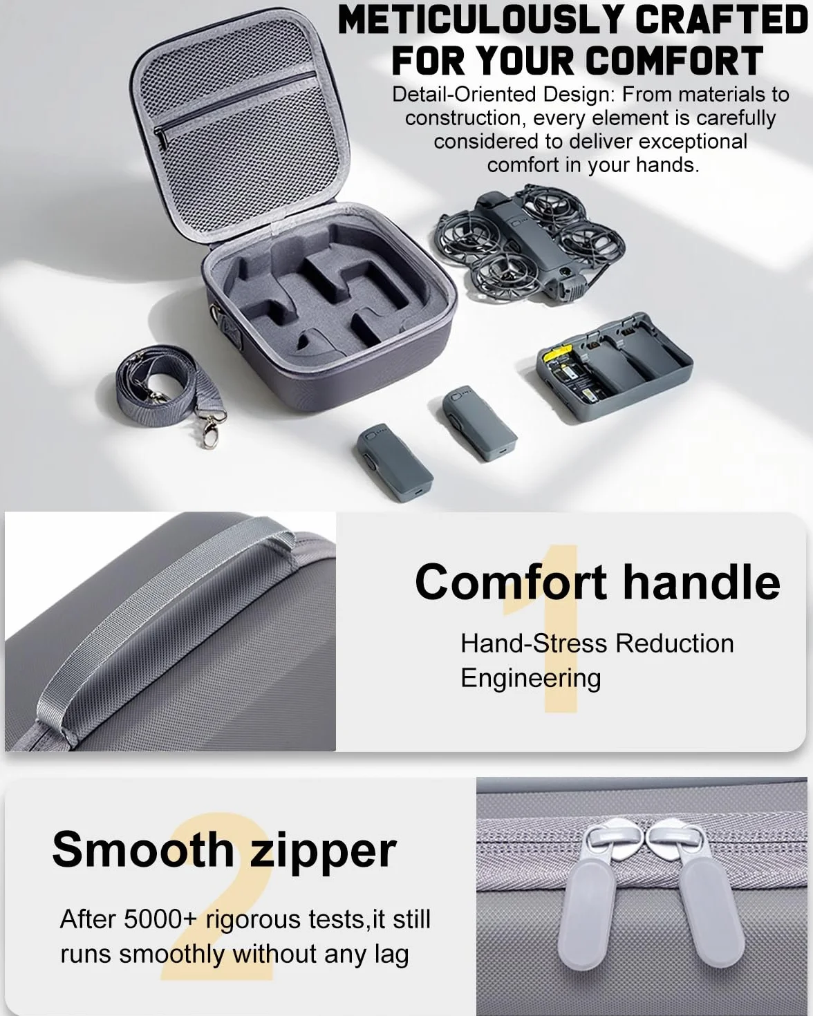 Custodia rigida per DJI Neo 2 Fly More Combo Case, Neo 2 No-rc, valigetta