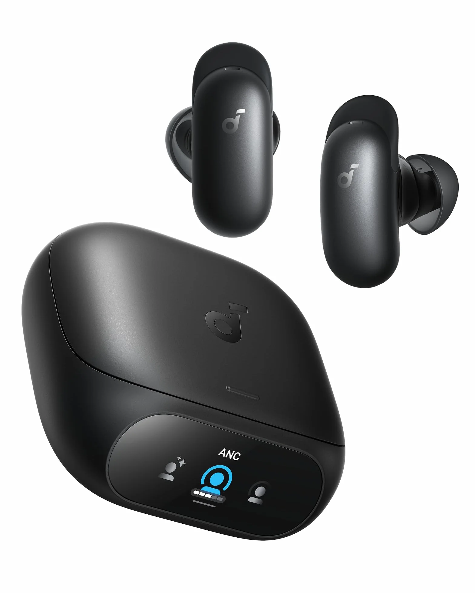 Soundcore Liberty 5 Pro di Anker, Qualità delle chiamate da Guinness World Records, Chip AI Anker Thus, Auricolari Bluetooth con Cancellazione Rumore Attivo, Dolby Atmos, LDAC, Batteria 28 Ore