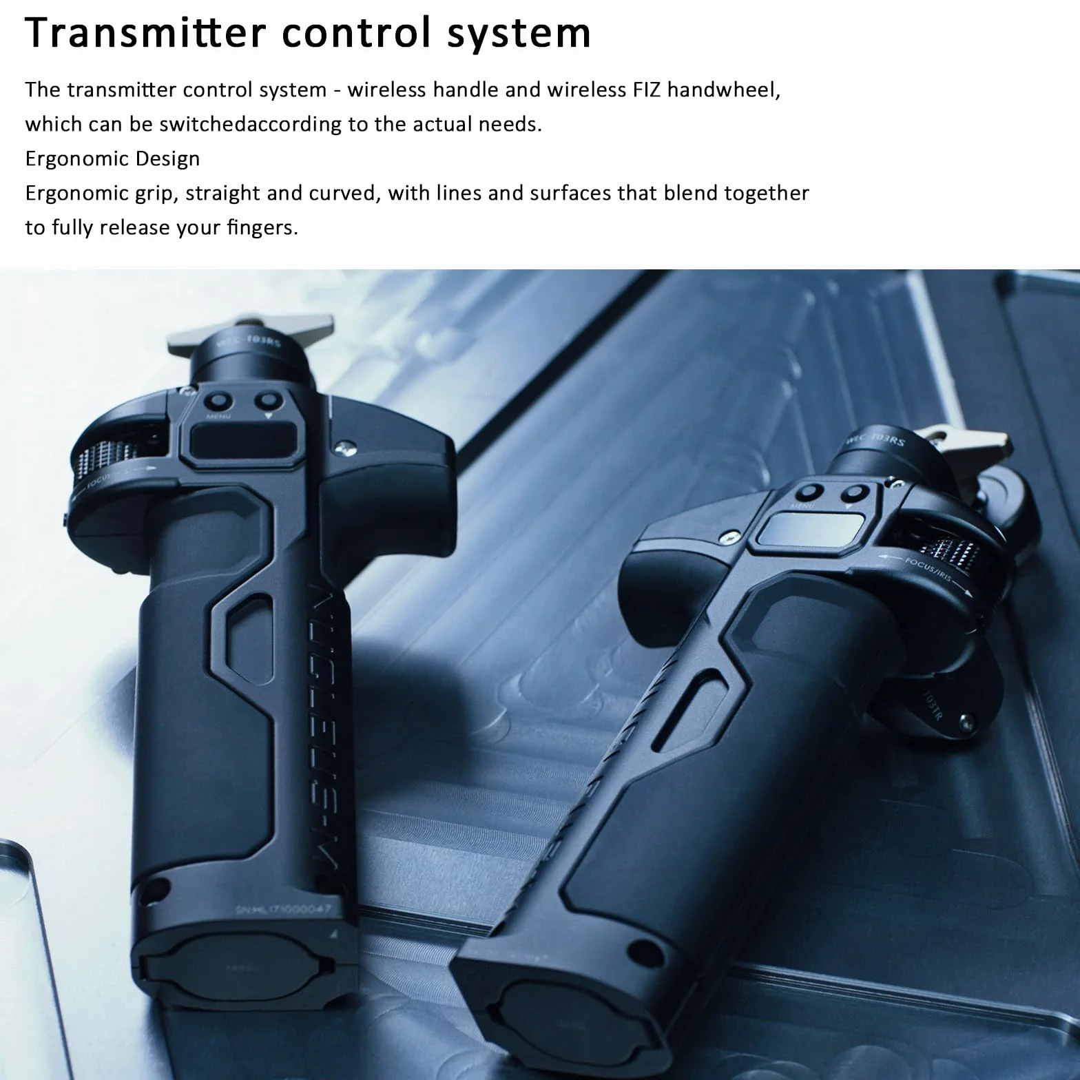 TILTA Follow focus Nucleus-M Sistema di controllo dell'obiettivo wireless per obiettivo per fotocamera mirrorless DSLR, con unità manuale 2 Impugnatura wireless 2 Motore wireless WLC-T03