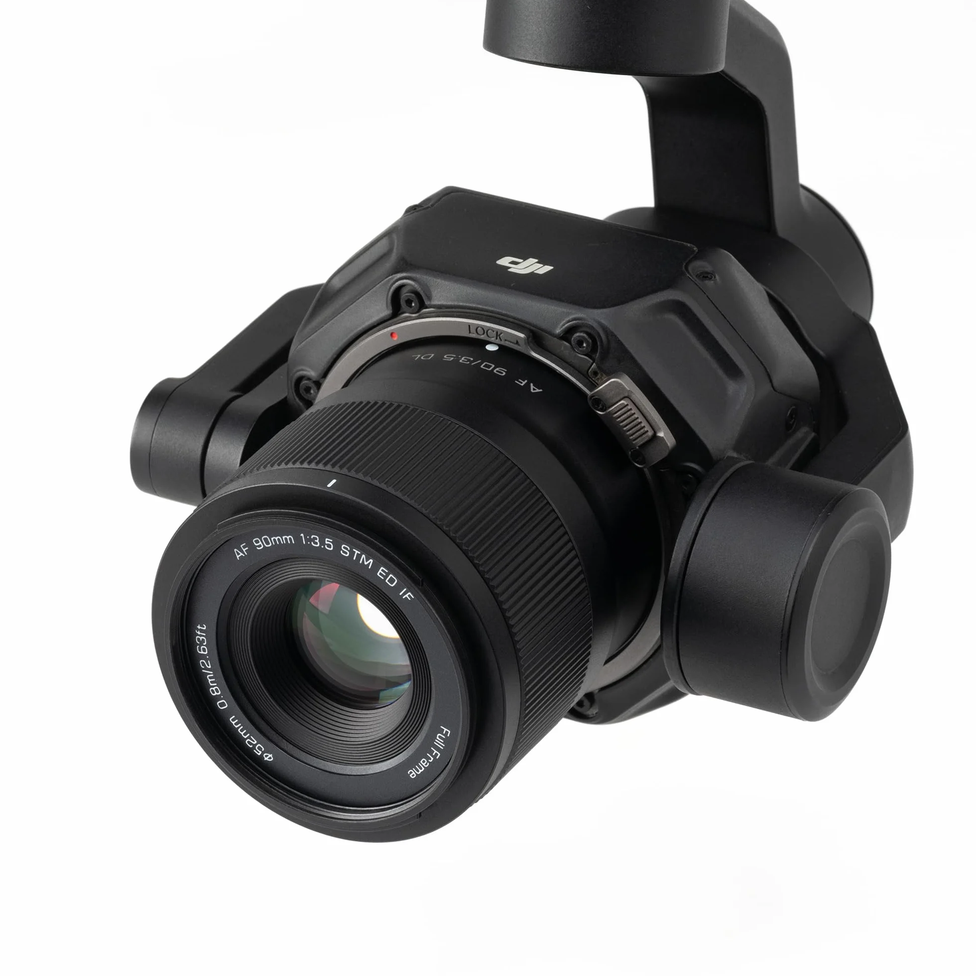 VILTROX 90mm F3.5 DL Obiettivo, AF 90mm f3.5 DL teleobiettivo medio per ecosistema DJI DL, obiettivo con messa a fuoco automatica per DJI Inspire 3, Ronin 4D, Zenmuse X9-8K Air Gimbal fotocamera