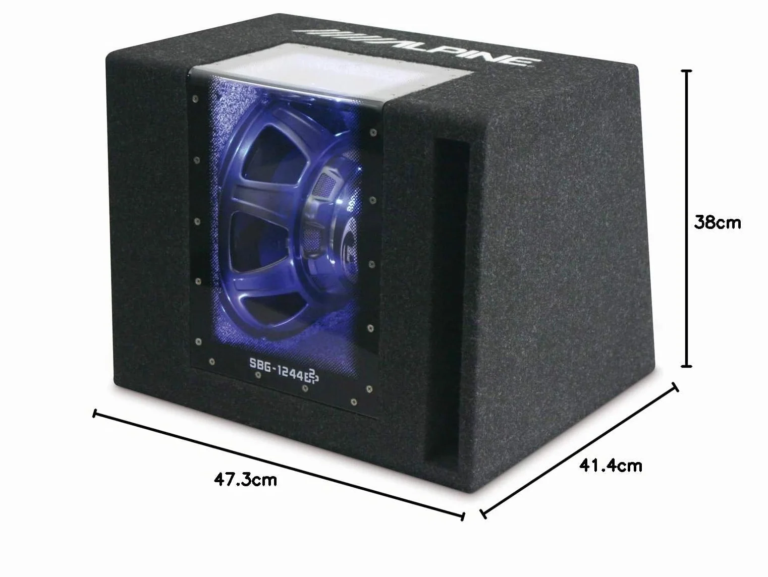 Alpine Electronics SBG-1224BP - (2 Ohm) Subwoofer Passa-Banda