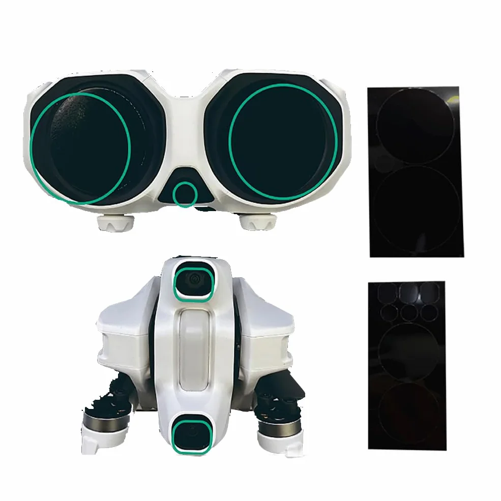 Set completo di pellicole proteggi schermo per drone Insa 360 Antigravity A1, A1 Flight Glasses Lens Protector + Body AR Protective Film, Anti-impronte Screen Protector Film