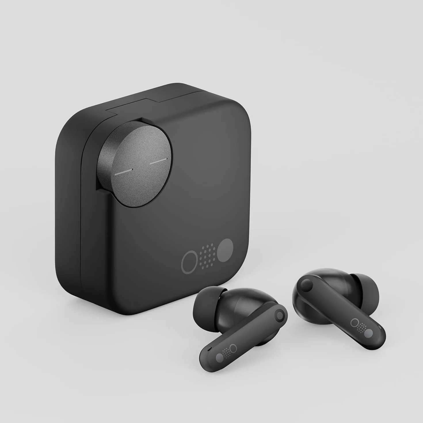 CMF by Nothing Buds Pro 2 Auricolari wireless con Audio HiFi, Cancellazione attiva del rumore ibrida da 50dB, 6 microfoni HD, Grigio Scuro
