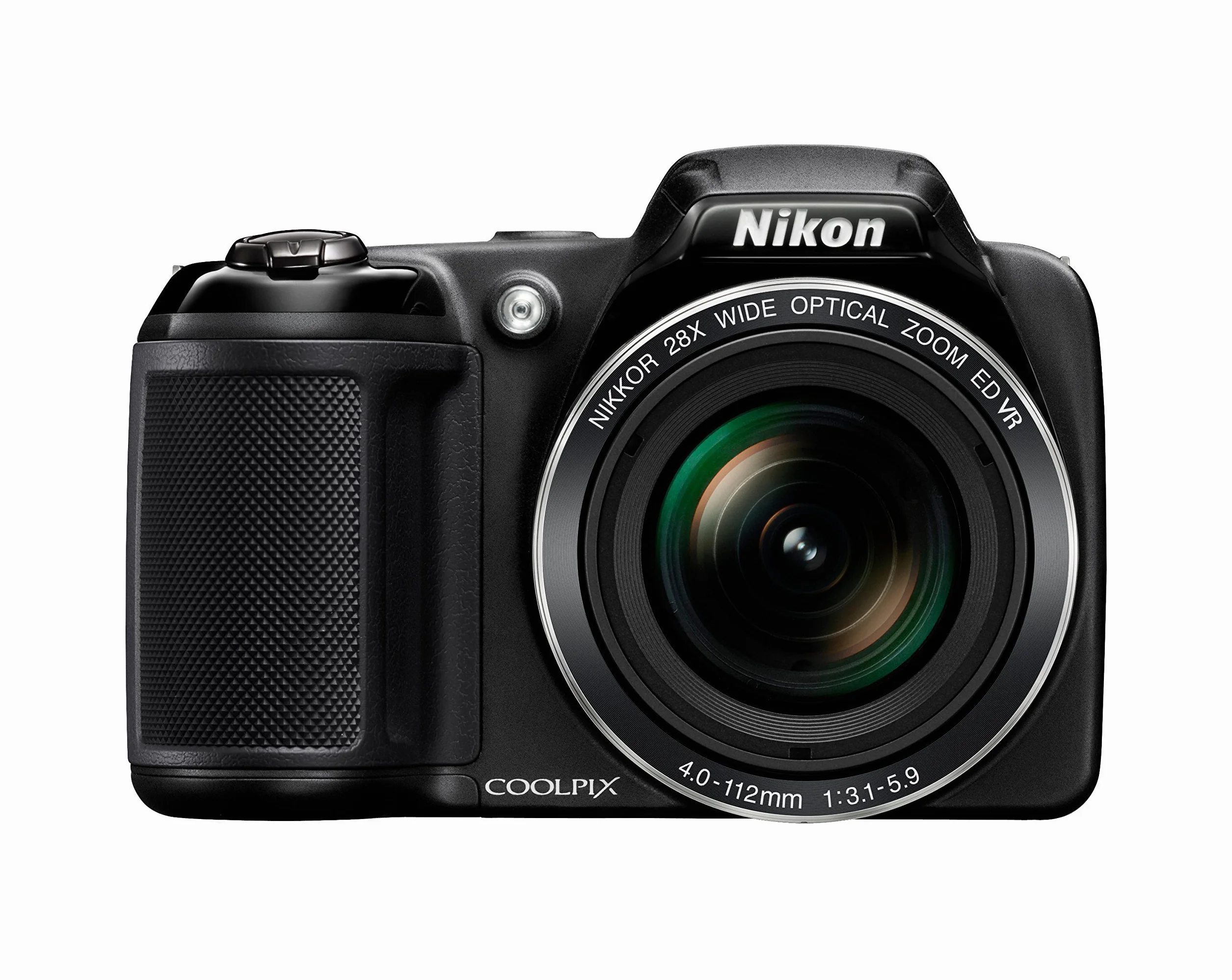 Nikon Coolpix L340 Fotocamera Digitale Compatta 20 Megapixel Zoom 28x LCD 3in HD Nero Ricondizionato