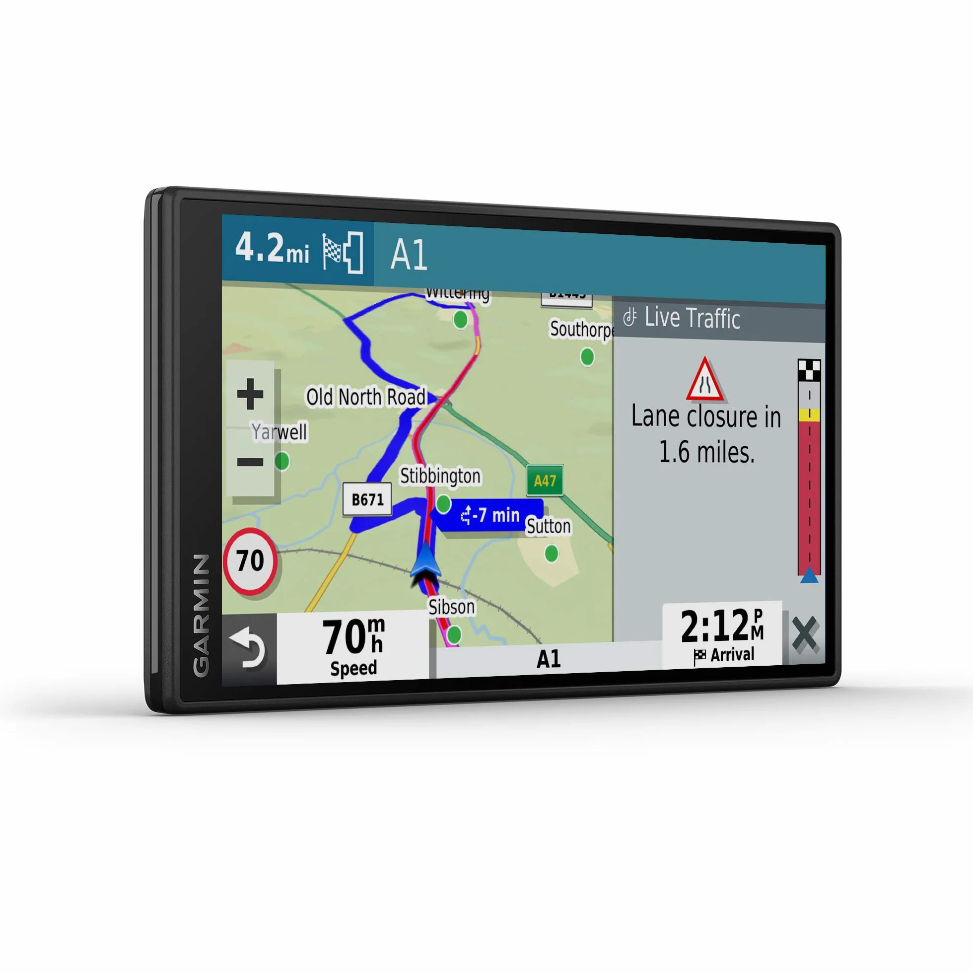 Garmin DriveSmart 55 EU LMT-S Navigatore Auto con Mappa Europa 3D, Schermo Touch 5.5", Vivavoce, Infotraffico e Servizi Live via Smartphone