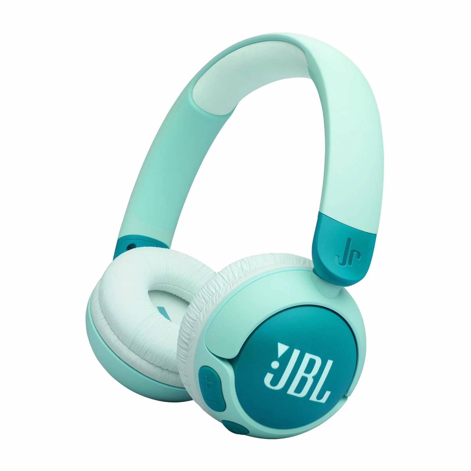 JBL Junior 320 BT Cuffie On-Ear Bluetooth Wireless per Bambini, 50 Ore, Microfono Integrato, Safe Sound, Verde