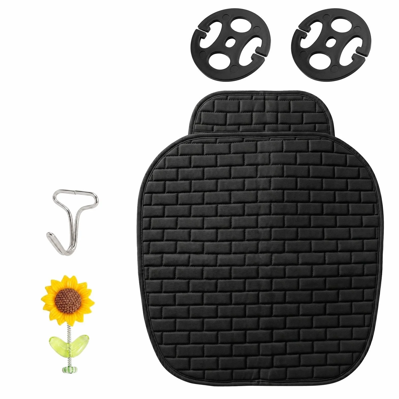 Cuscino Auto Guidatore 49 x 60 cm per Sedile Auto e Ufficio