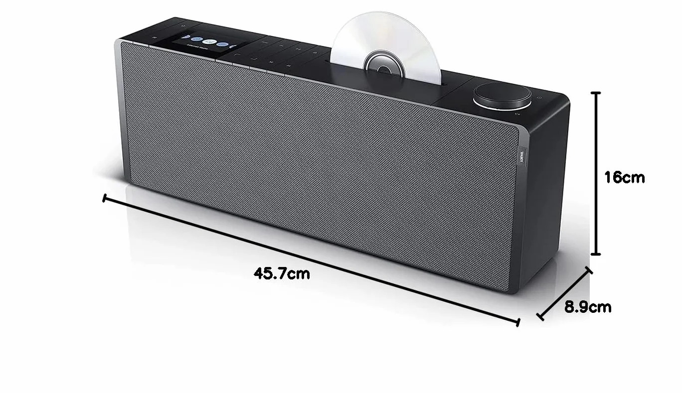 Loewe klang s3 Grigio Basalto Radio Stereo CD DAB+ FM Spotify Bluetooth USB 120W