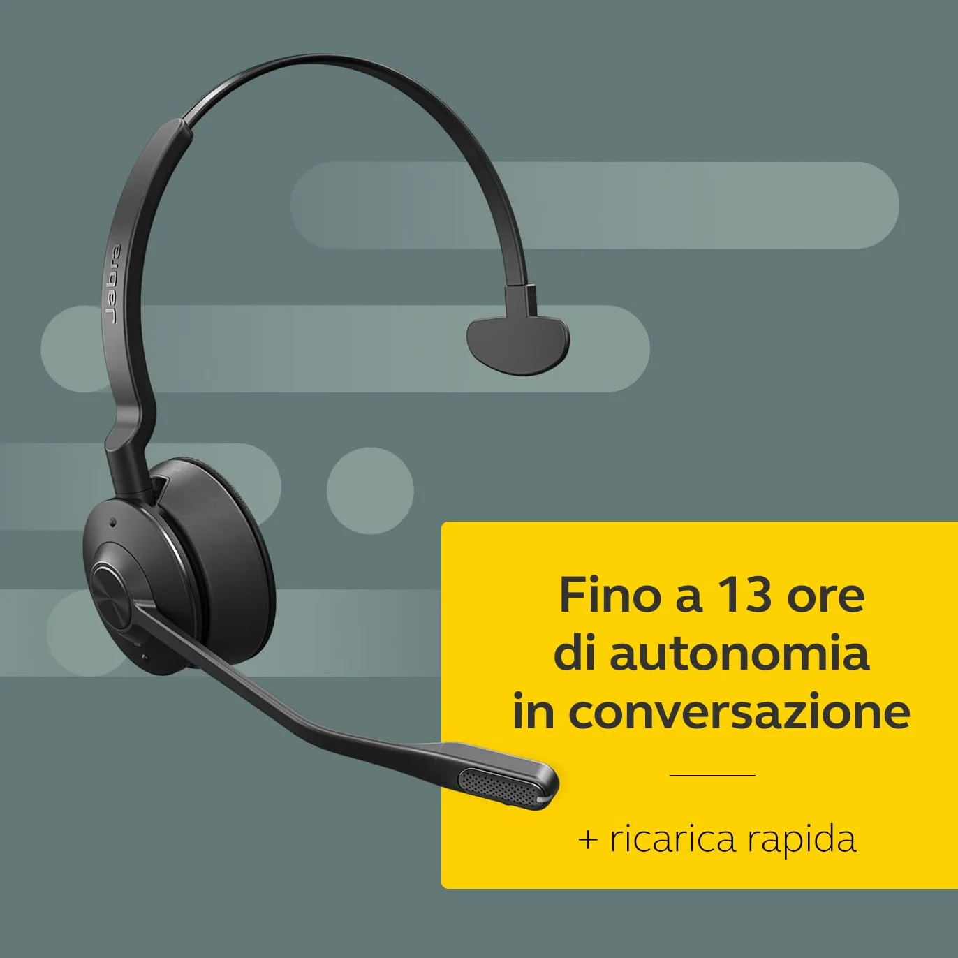 Engage 65 SE Mono Headset, Base, Power Supply, 1,5 m USB-C to USB-A, Cable, Desk Phone Cable, Quick Start Guide, Warranty and Warning (Safety Leaflets)