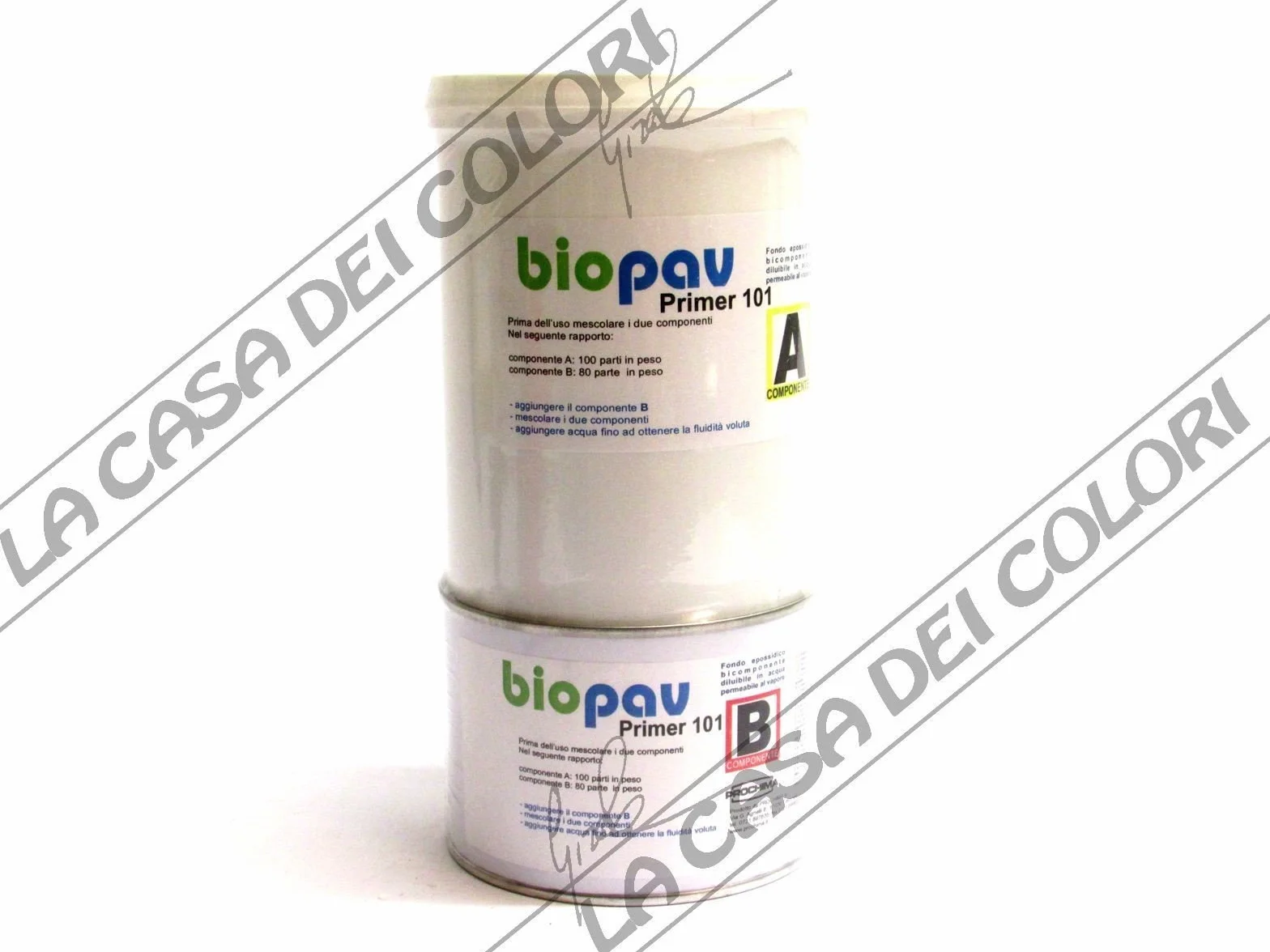 PROCHIMA BIOPAV PRIMER 101 - TRASPARENTE - 900g - PRIMER EPOSSIDICO ALL'ACQUA