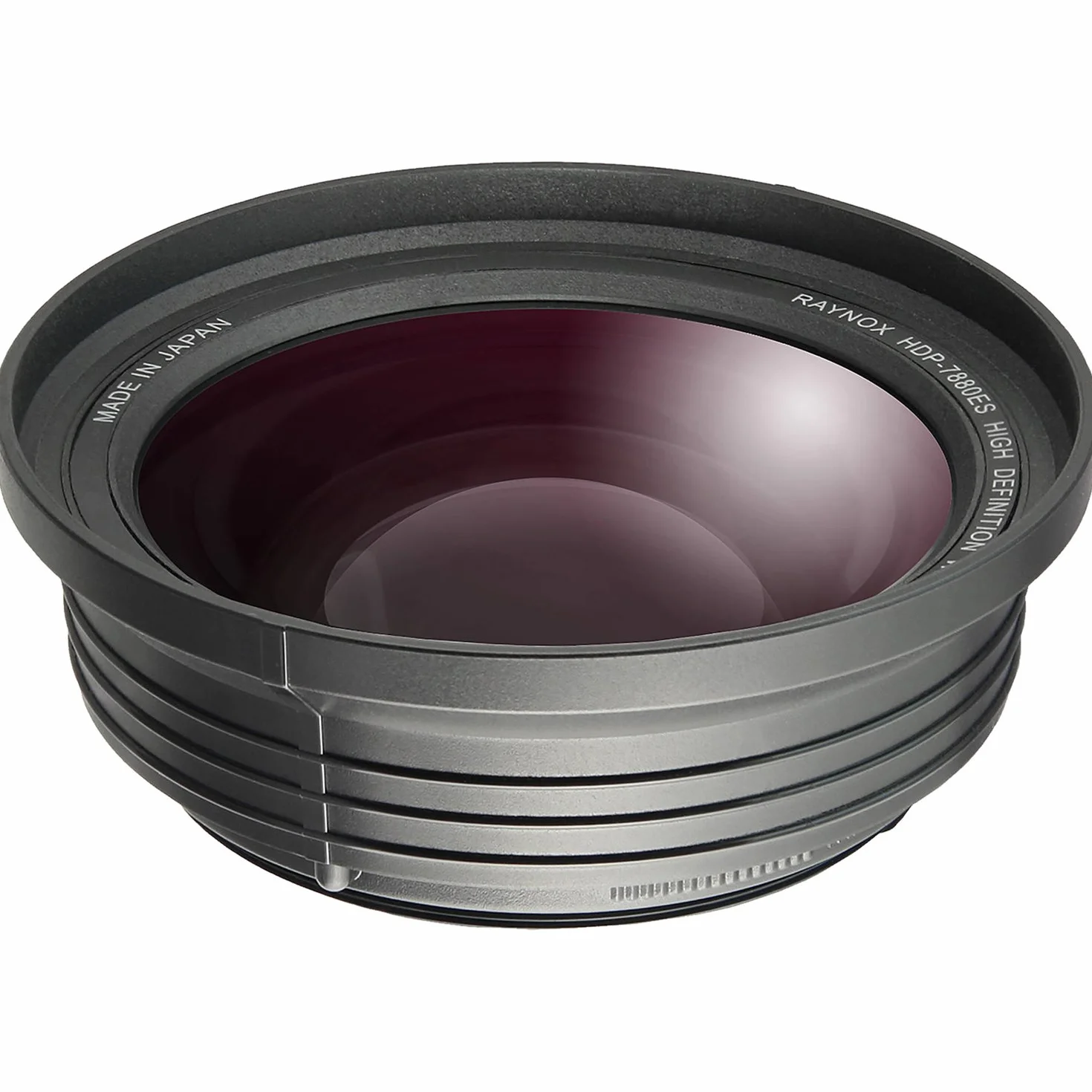 Raynox hdp-7880es 4K L07 W1ex convertitore 0.79x con 3 anelli adattatori per obiettivo 55mm, 58mm, 62 mm