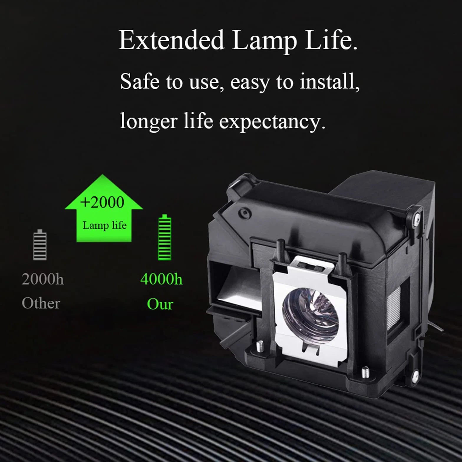 YOSUN Lampada del proiettore per Epson Elplp68 v13h010l68 eh-tw5900 eh-tw5910 eh-tw6000 eh-tw6000w eh-tw6100 eh-tw6100w eh-tw6515c eh-tw5800c eh-tw6500c Lampada del proiettore