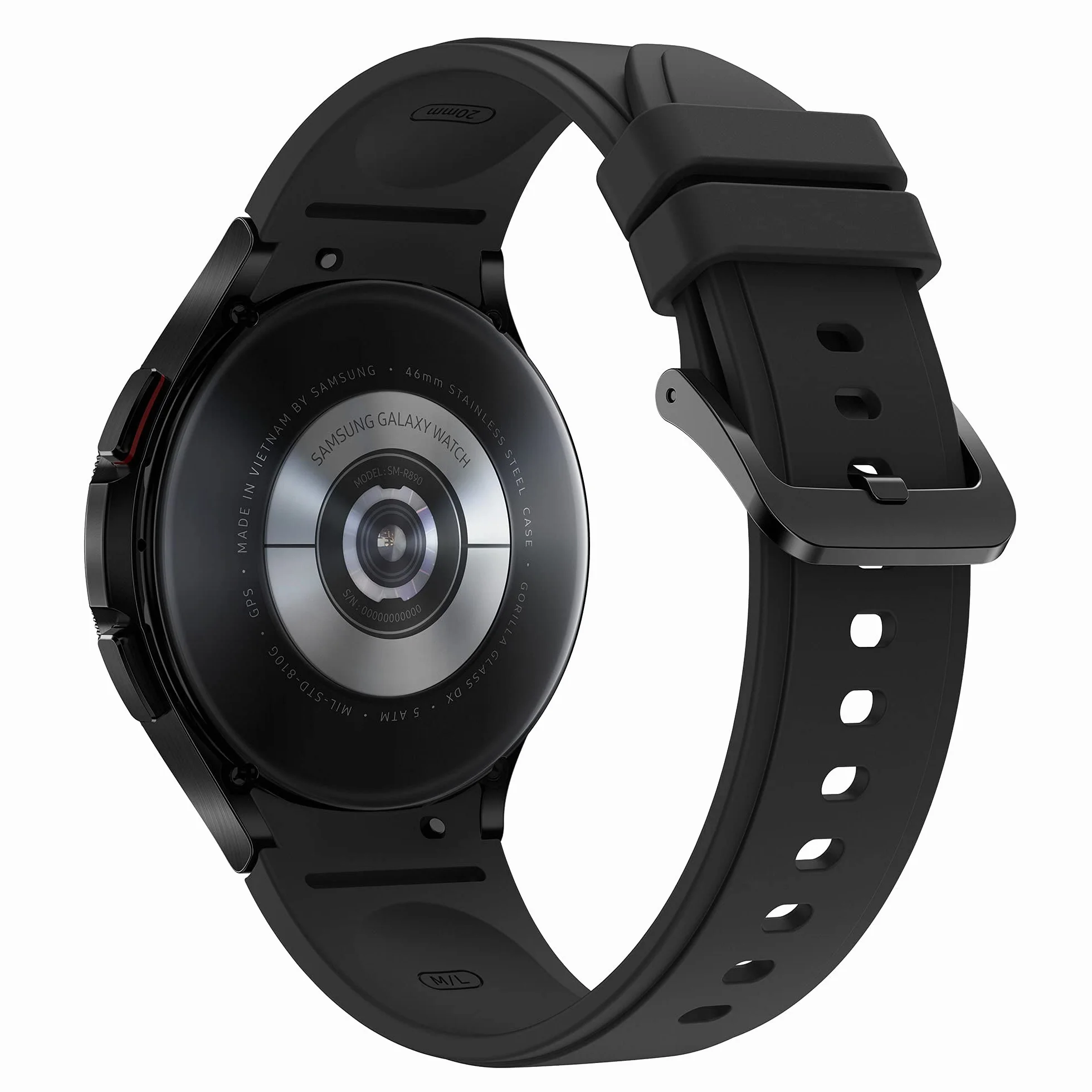 Samsung Galaxy Watch4 Classic 46mm Smartwatch Acciaio Inox Ghiera Rotante Monitoraggio Benessere Fitness Tracker Nero