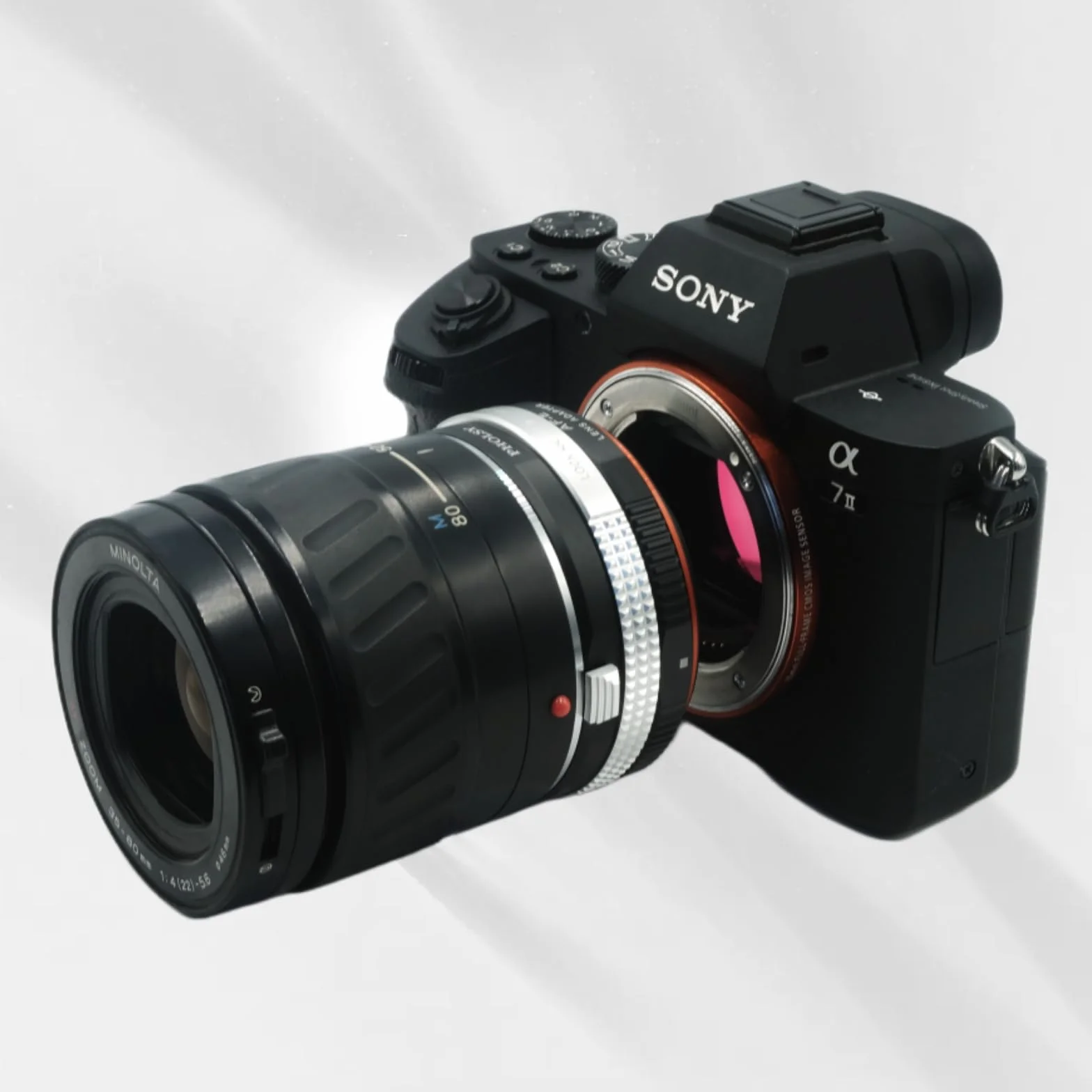 PHOLSY Manuale Adattatore per Lente: Compatibile con Obiettivi Sony A (Minolta AF) e Corpo Fotocamera Sony E (NEX), Sony A su E