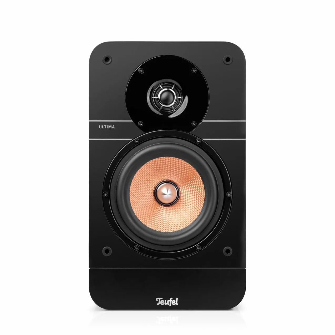 Teufel ULTIMA 25 AKTIV Club Edition 2.1 - Sistema audio con subwoofer - Altoparlante attivo da scaffale con Bluetooth e ricevitore AV integrato, Dolby Audio, DAB+, HDMI ARC CEC, Touch Slider - bianco