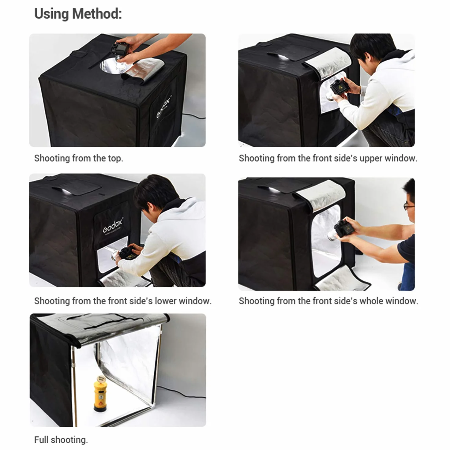 Godox LST80 LED Mini Portable Photography Studio Box