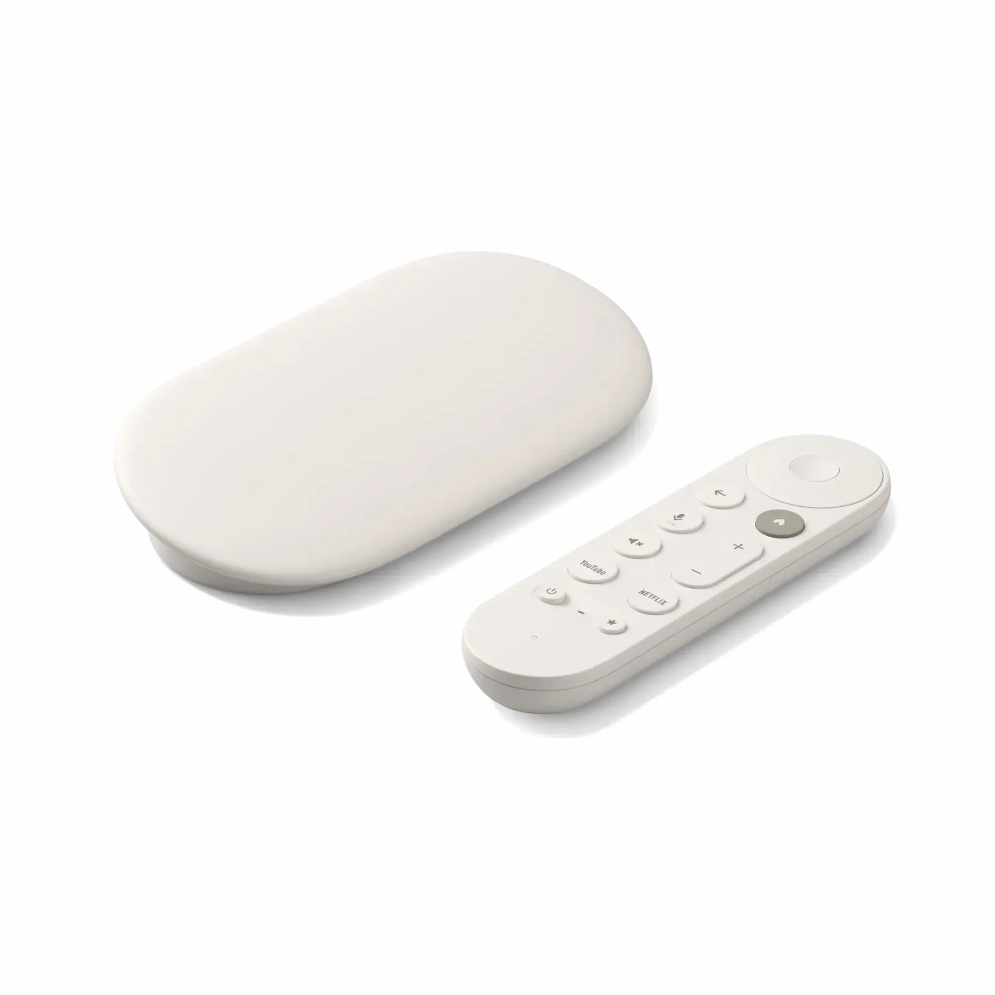 Google Trasmettitore TV (4K) - Intrattenimento in streaming veloce con controllo remoto di ricerca vocale - Guarda film, programmi, TV in diretta e Netflix in 4K HDR - Controllo intelligente per il