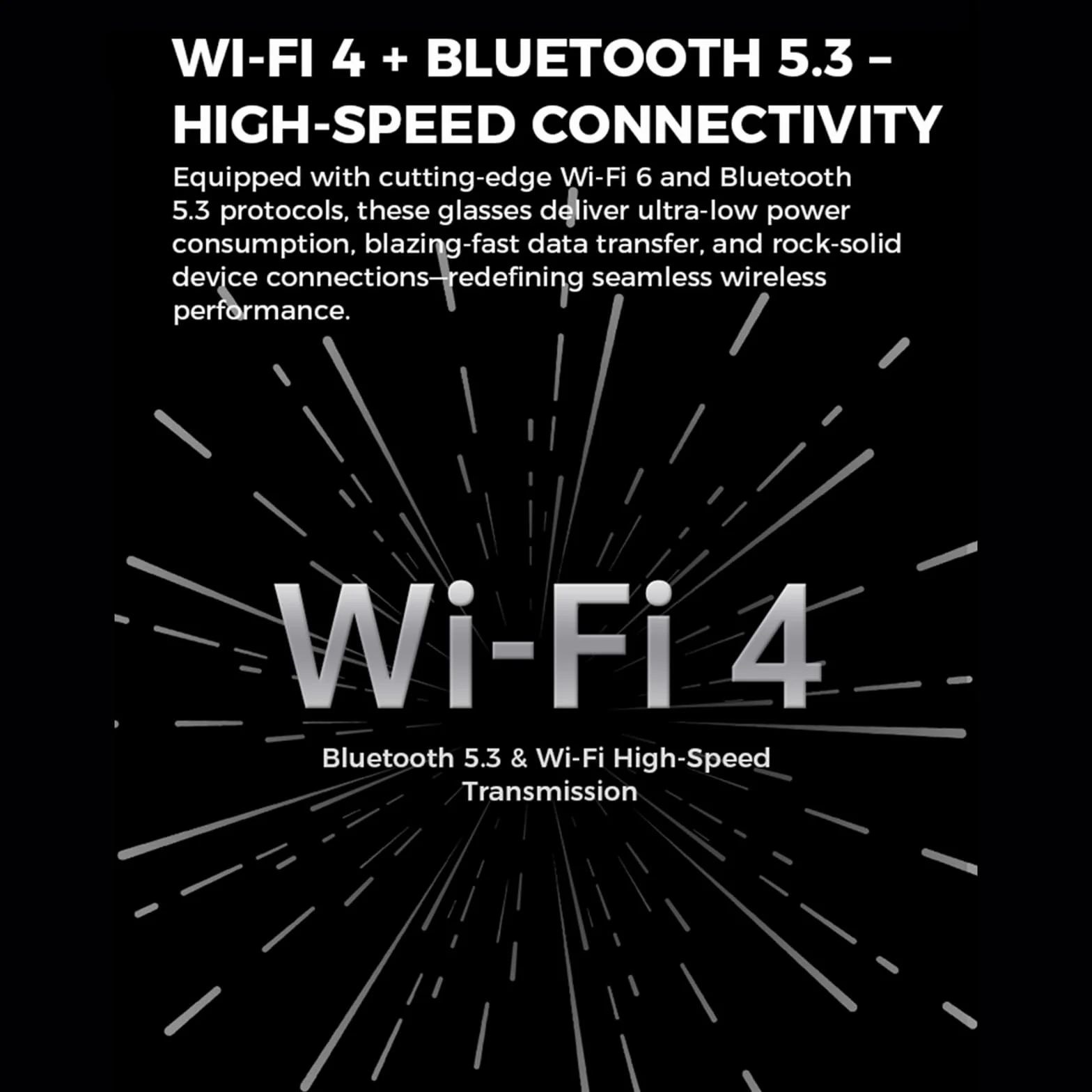 Occhiali intelligenti IA, fotocamera HD da 500 W, controllo vocale, traduzione ChatGPT integrata,Wi-Fi 4.0,Bluetooth 5.3,occhiali da sole intelligenti con riprese in HD, per viaggi,musica e chiamate,A