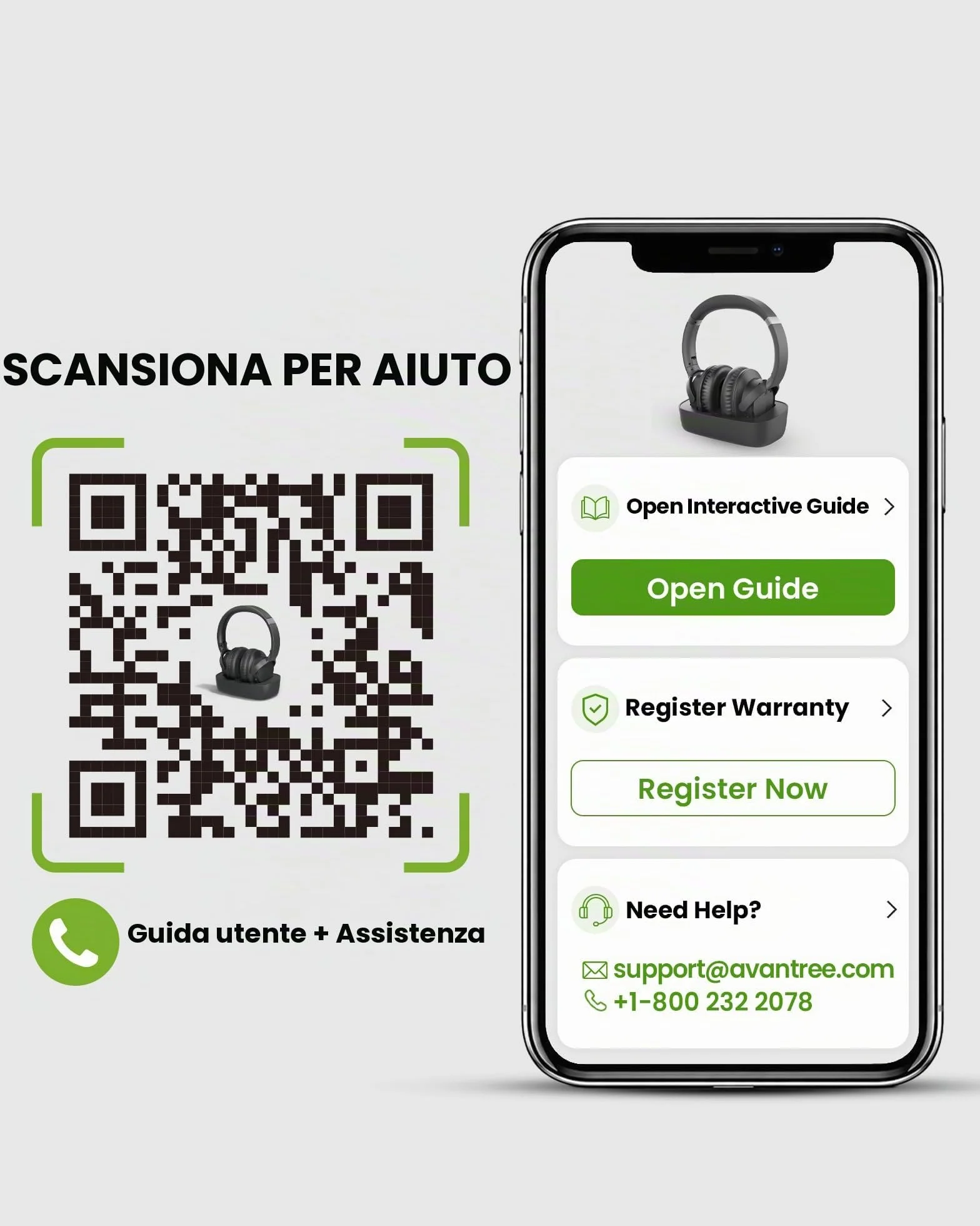 Avantree Ensemble – Cuffie TV Senza Fili Wireless per Anziani con Clear Voice, Base di Ricarica, Configurazione Facile, 35h di Autonomia, Design Confortevole, Compatibili con Ottico/AUX e TV Bluetooth