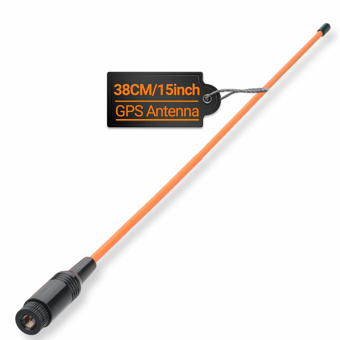 Estesa Lungo Raggio Flessibile Ricevitore Arancione Antenna Aggiornamento 15 "Frusta Antenna per Garmin GPS Alpha 100 200 Astro 220 320 430, Roniware