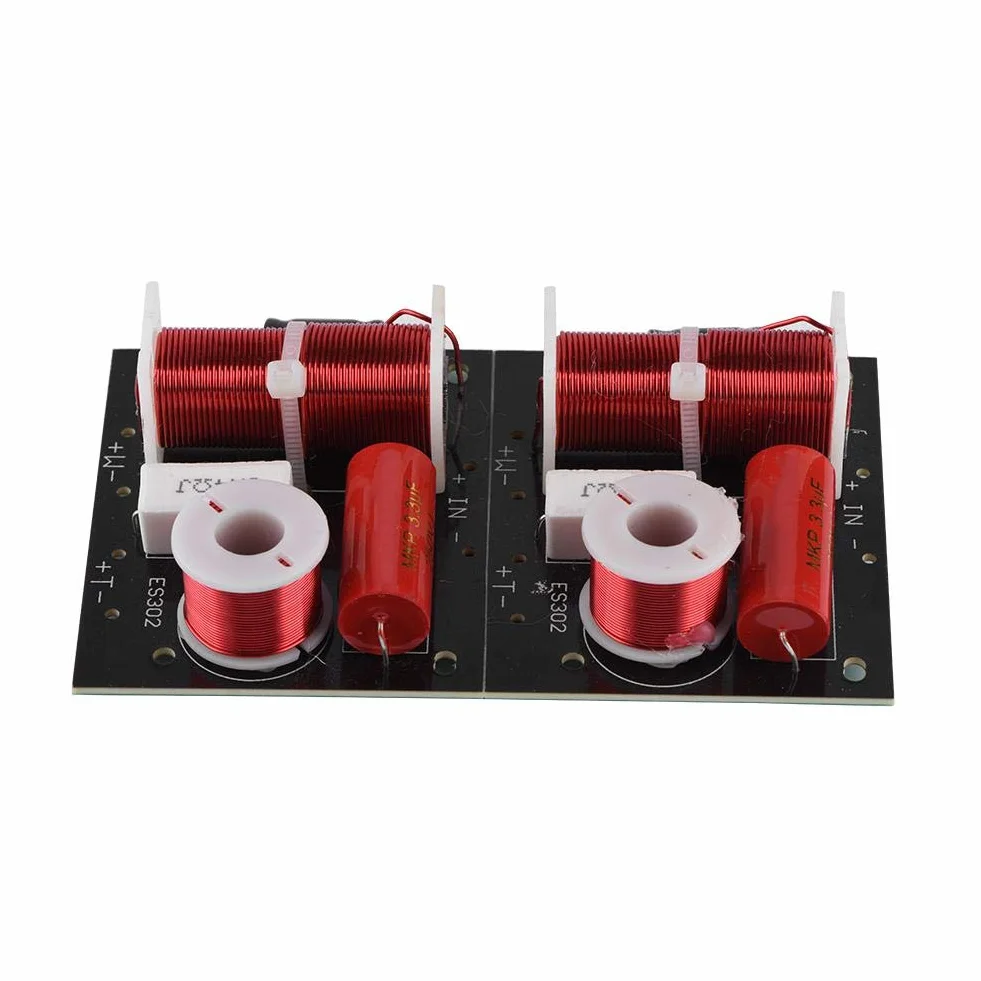 2 pezzi pannello divisore frequenza altoparlante, 400W acuti/bassi 2 vie 2 unità altoparlante HIFI, 4-16 ohm impedenza ad alta potenza Hi-Fi filtro incrociato audio Woofer e modulo fai da te tw